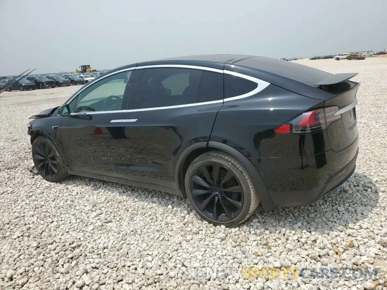 2 Photograph of a damaged car 5YJXCBE23LF302660 TESLA MODEL X 2020