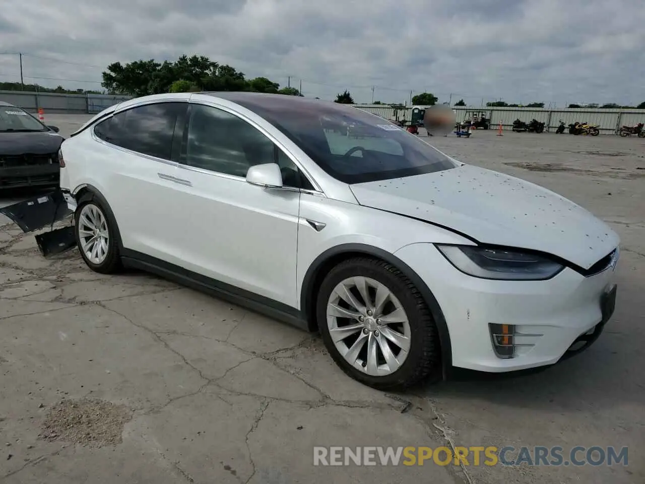 4 Фотография поврежденного автомобиля 5YJXCBE24LF253100 TESLA MODEL X 2020