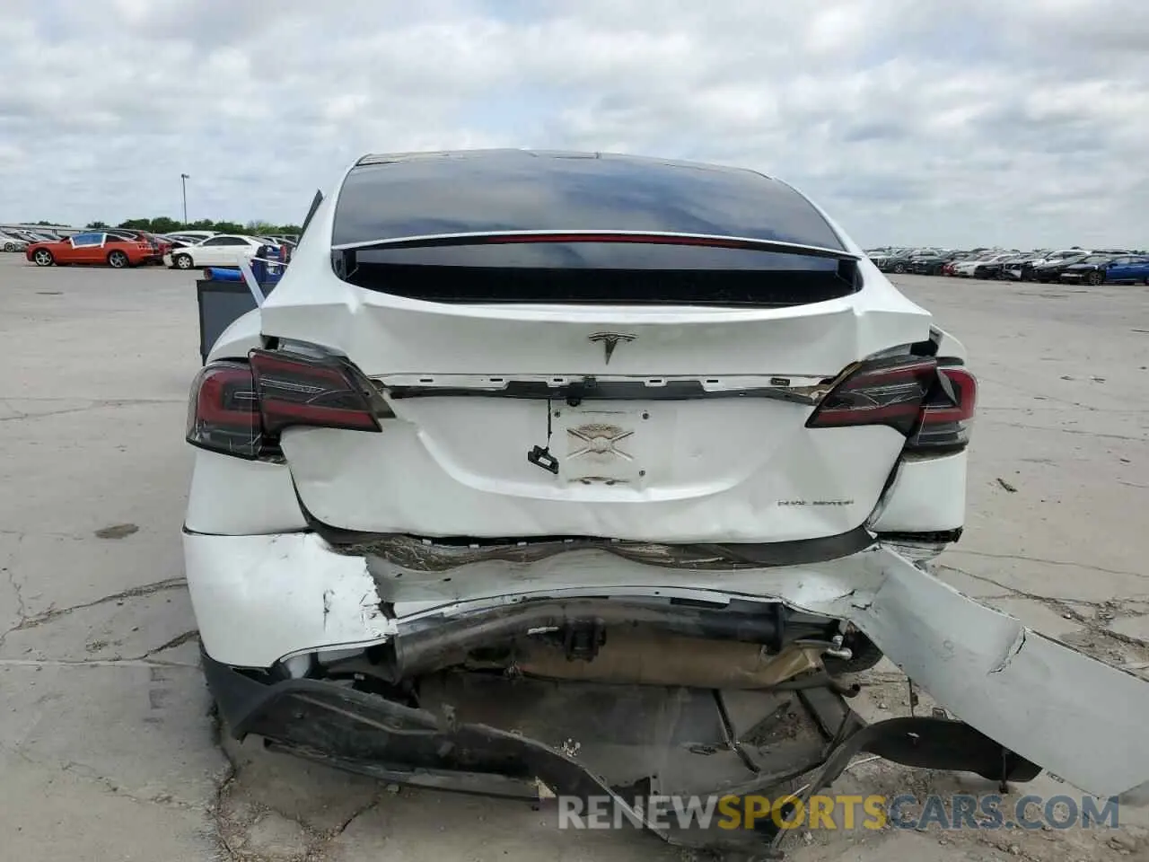 6 Фотография поврежденного автомобиля 5YJXCBE24LF253100 TESLA MODEL X 2020