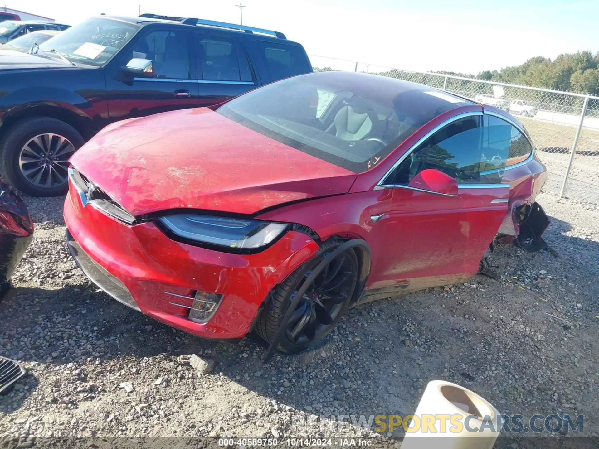 2 Фотография поврежденного автомобиля 5YJXCBE25LF231770 TESLA MODEL X 2020