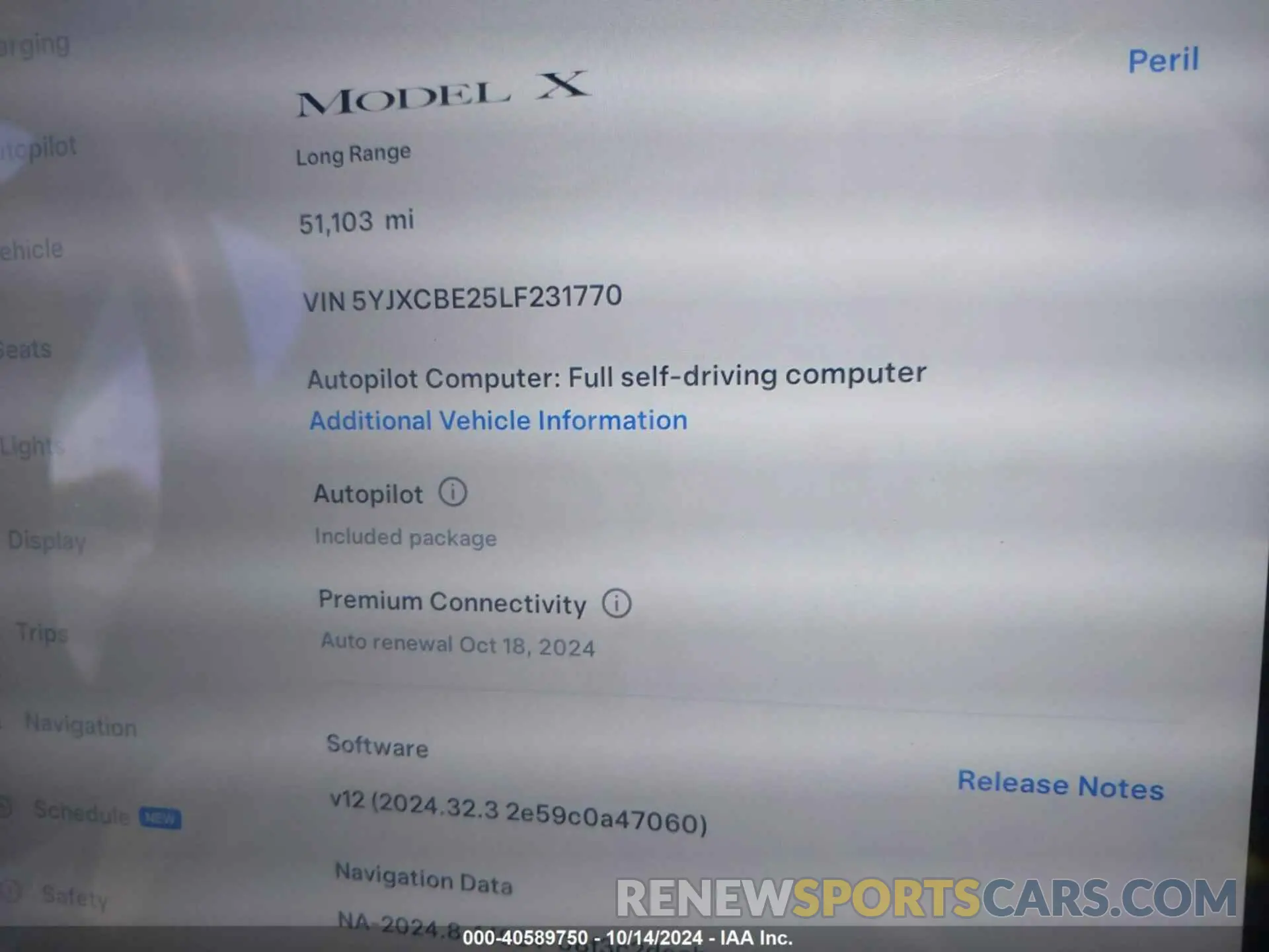 9 Фотография поврежденного автомобиля 5YJXCBE25LF231770 TESLA MODEL X 2020