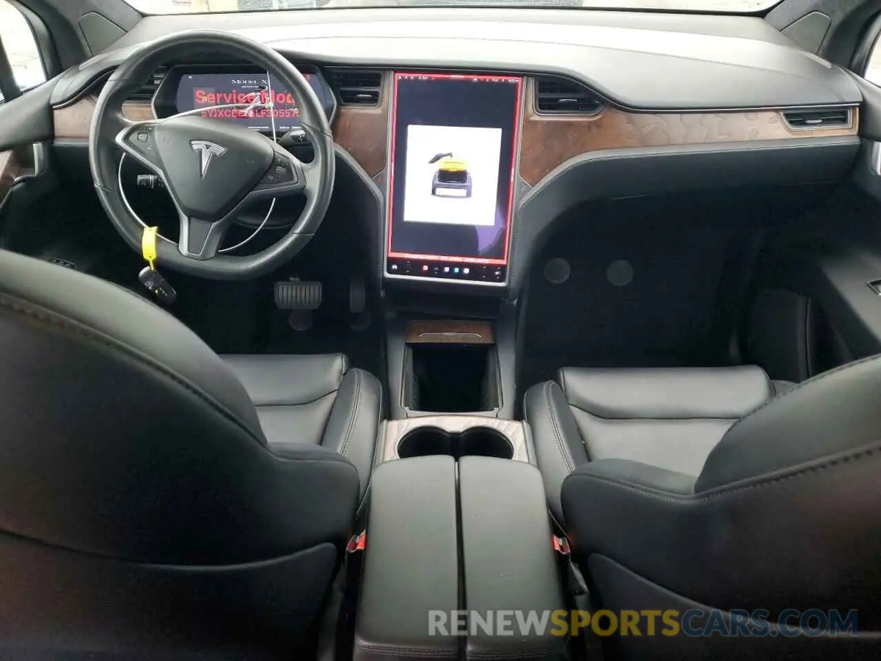 8 Photograph of a damaged car 5YJXCBE25LF305575 TESLA MODEL X 2020