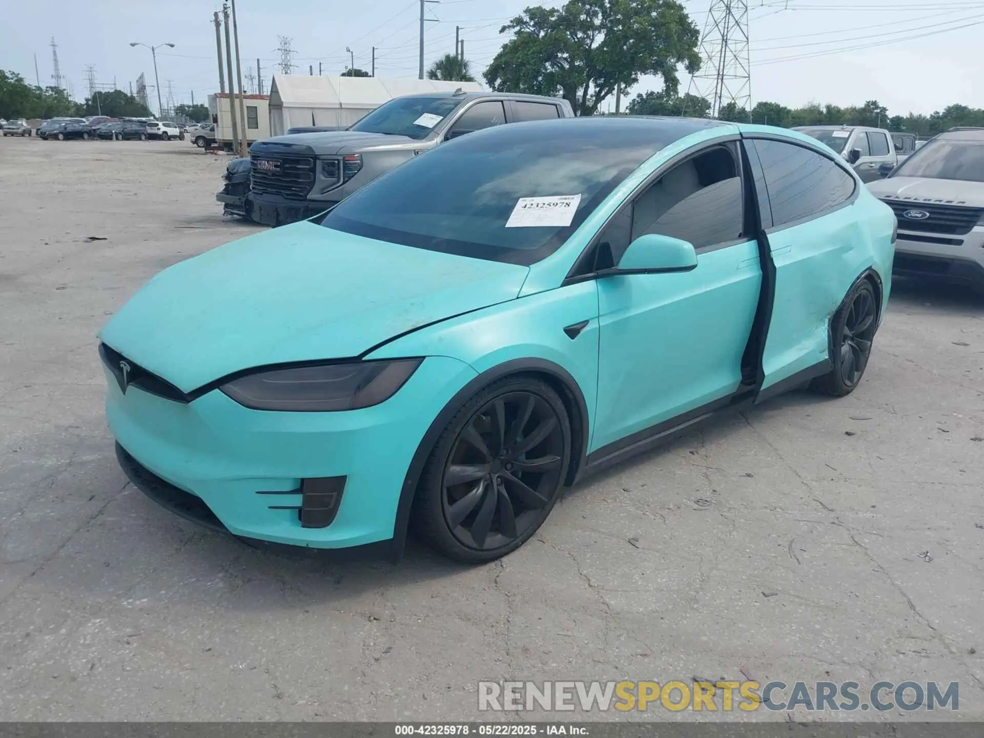 2 Фотография поврежденного автомобиля 5YJXCBE26LF249243 TESLA MODEL X 2020