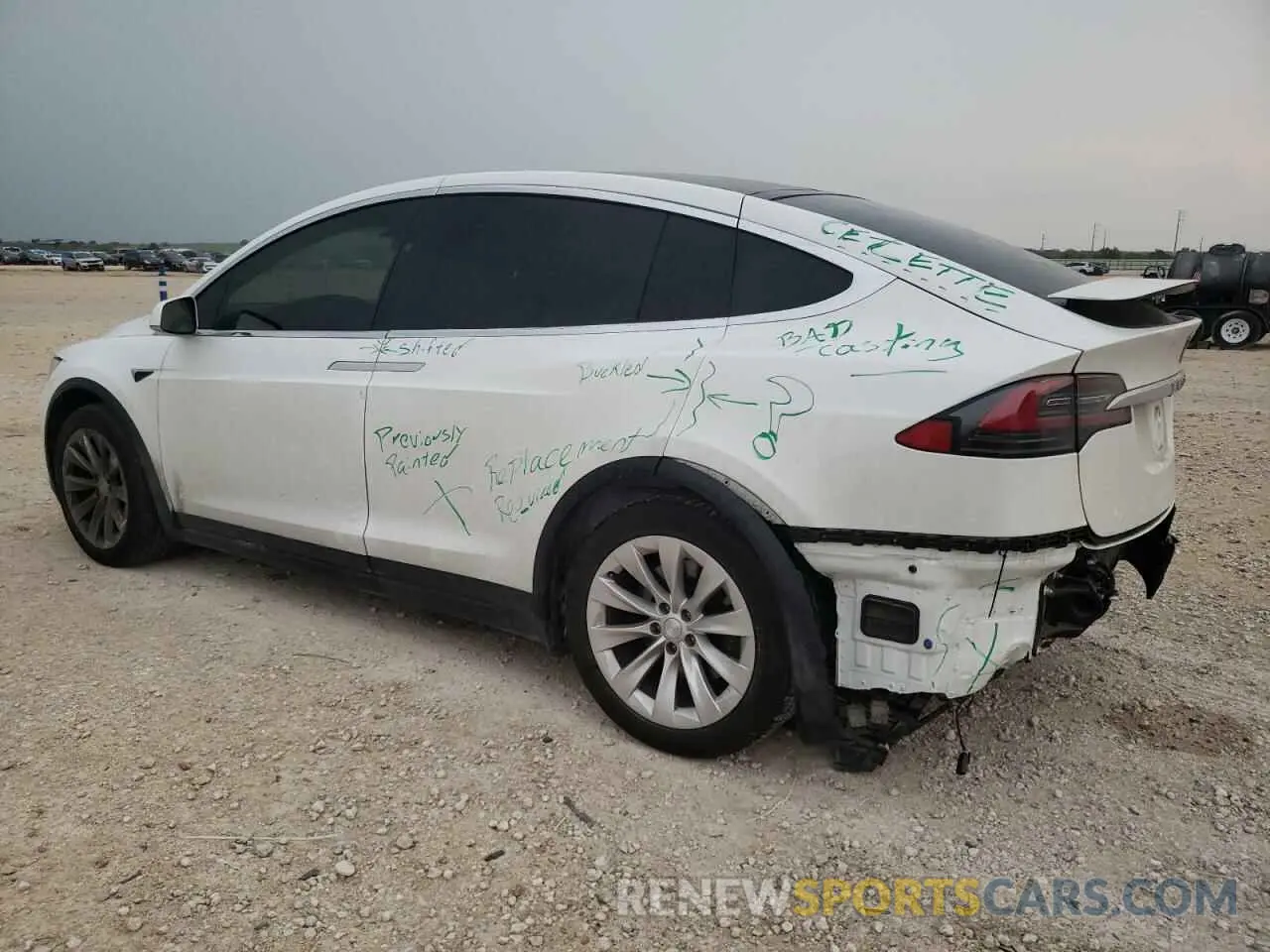 2 Фотография поврежденного автомобиля 5YJXCBE28LF297603 TESLA MODEL X 2020