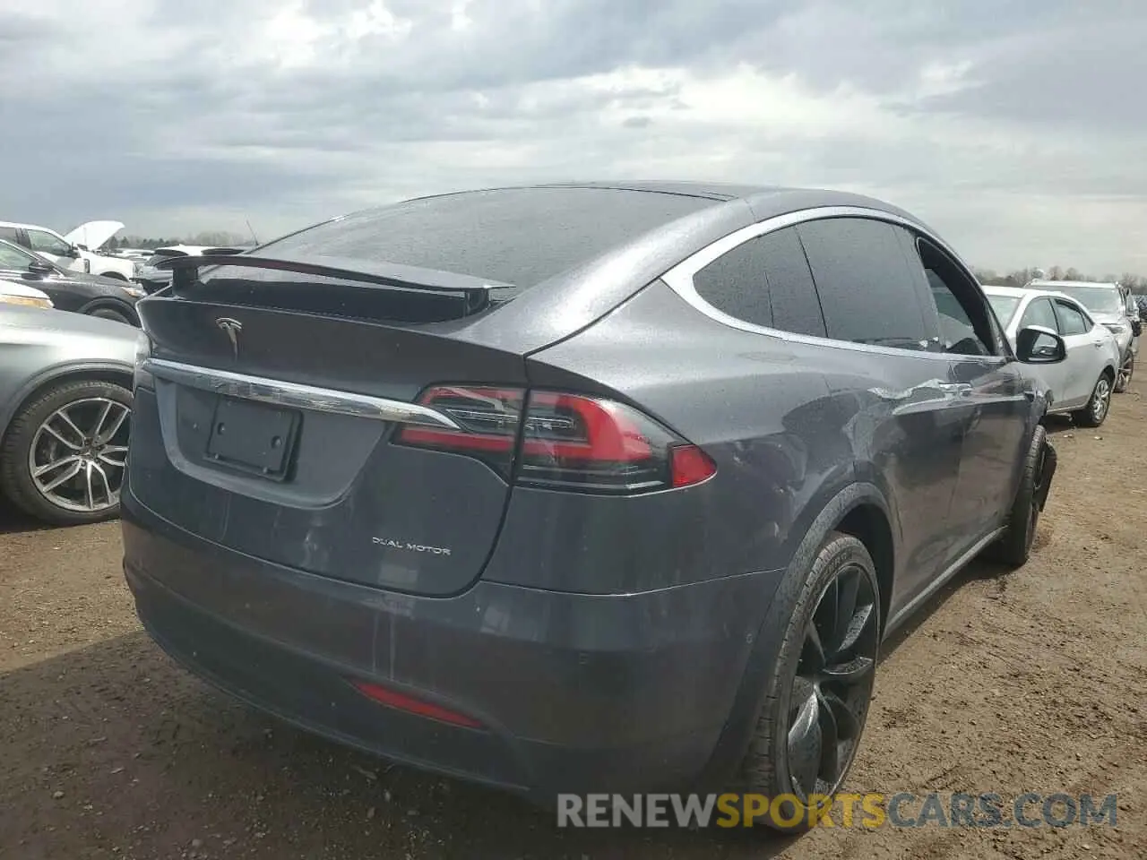 3 Фотография поврежденного автомобиля 5YJXCBE2XLF231649 TESLA MODEL X 2020