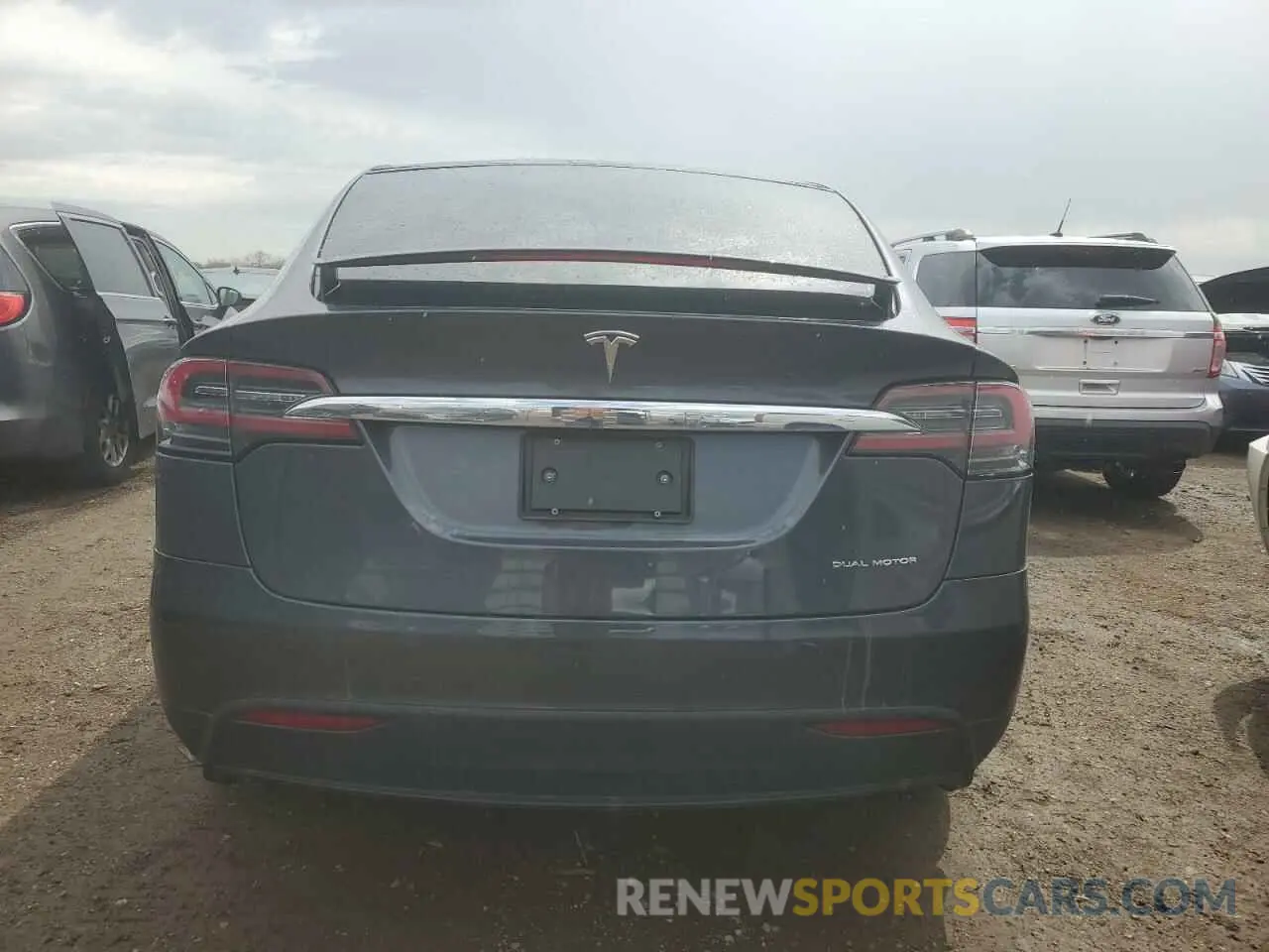 6 Фотография поврежденного автомобиля 5YJXCBE2XLF231649 TESLA MODEL X 2020