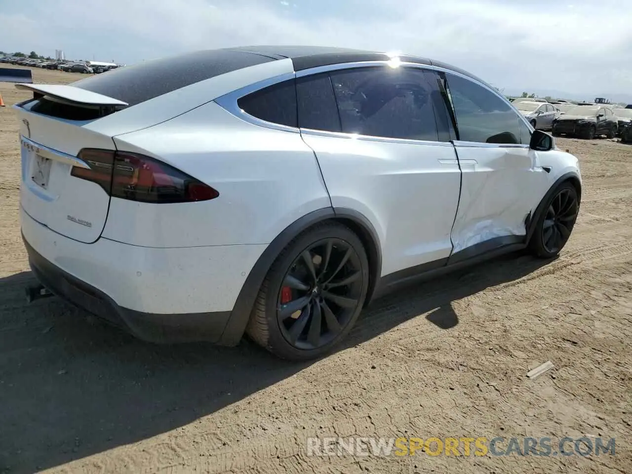 3 Photograph of a damaged car 5YJXCBE43LF279401 TESLA MODEL X 2020