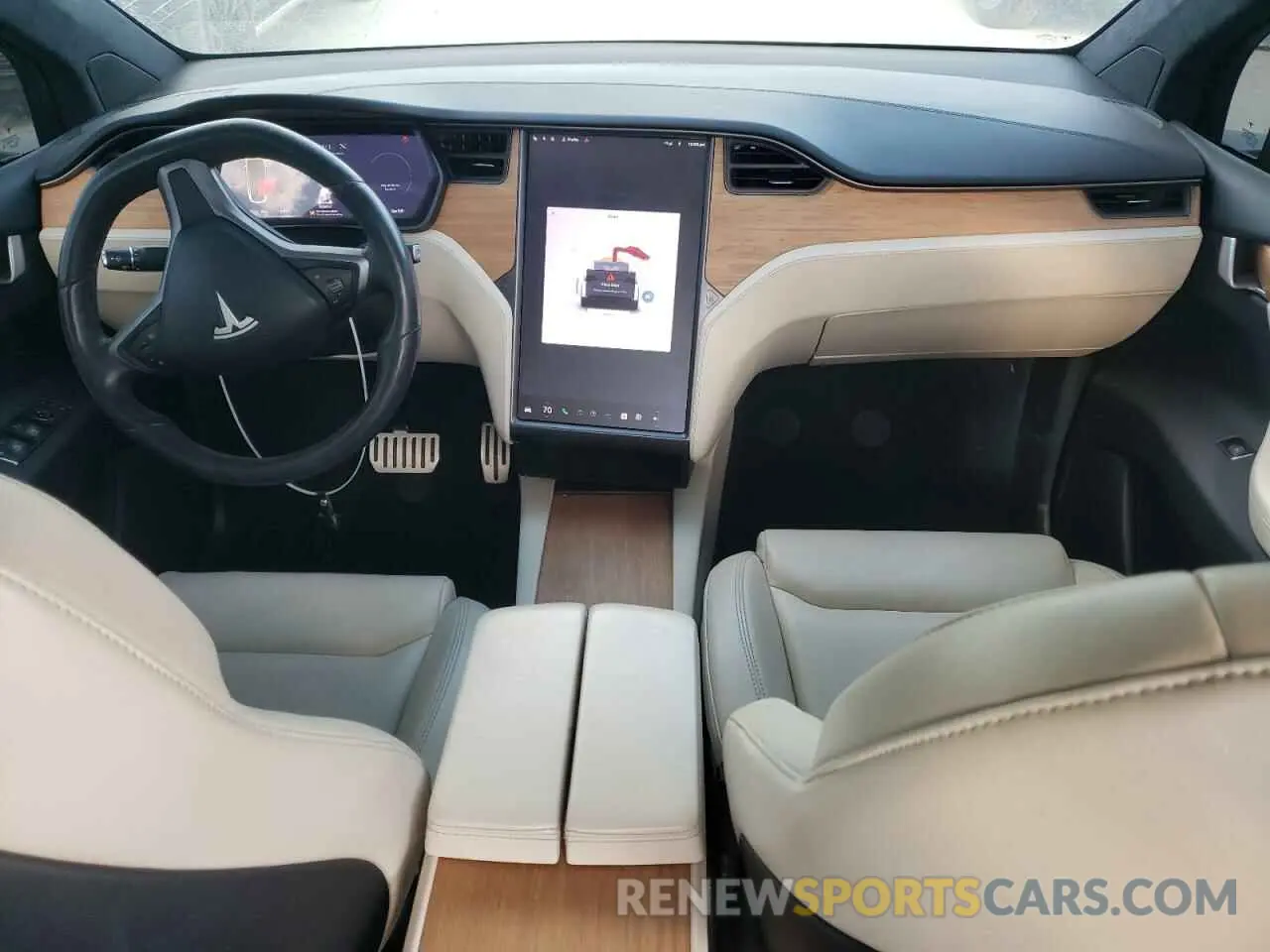 8 Photograph of a damaged car 5YJXCBE49LF243616 TESLA MODEL X 2020
