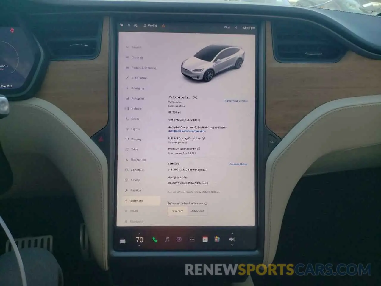 9 Photograph of a damaged car 5YJXCBE49LF243616 TESLA MODEL X 2020