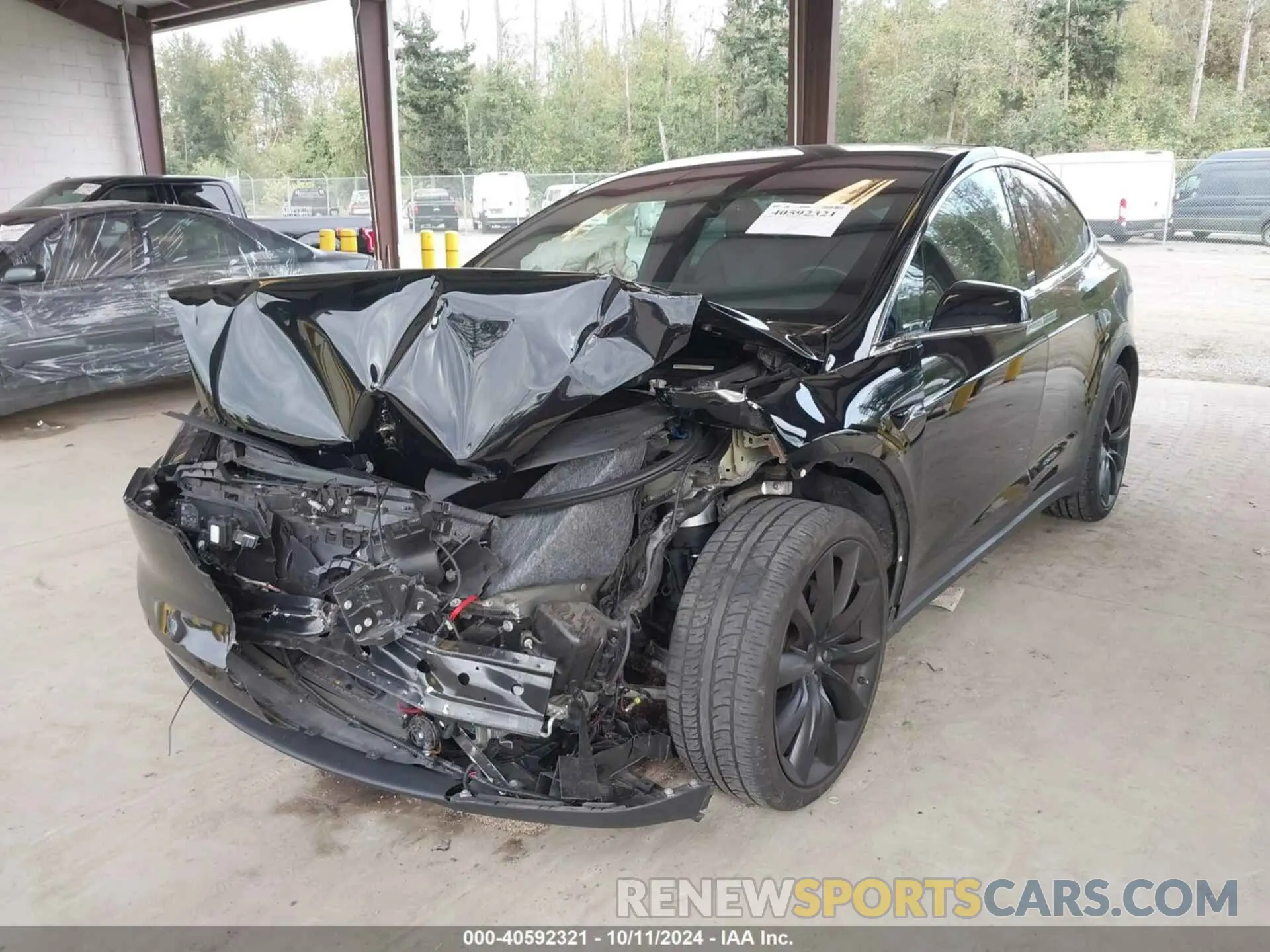 2 Фотография поврежденного автомобиля 5YJXCDE22LF270280 TESLA MODEL X 2020