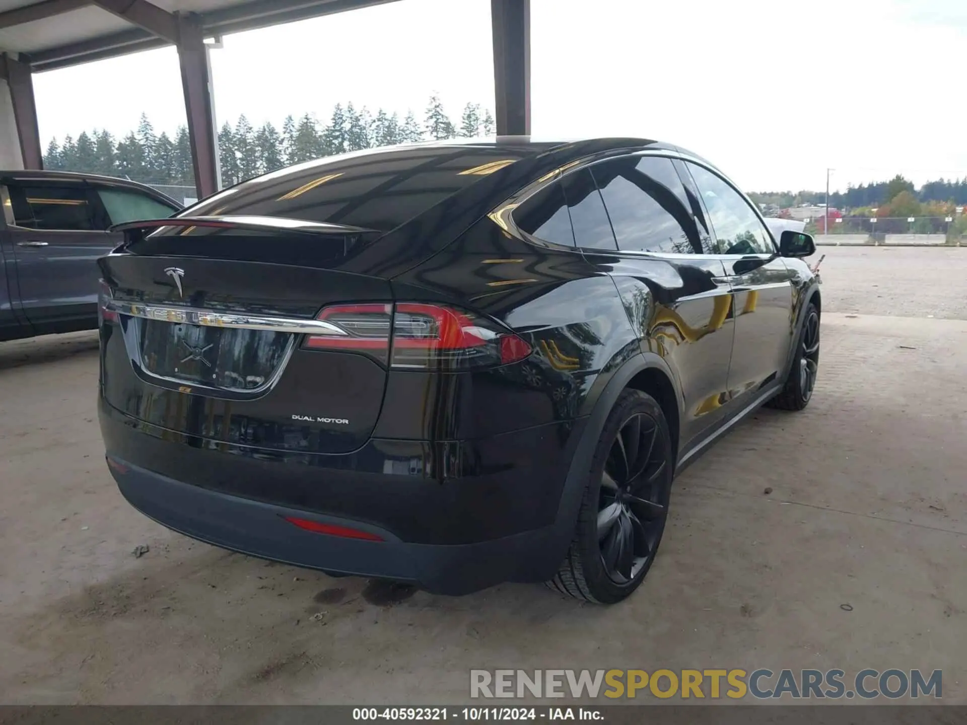 4 Фотография поврежденного автомобиля 5YJXCDE22LF270280 TESLA MODEL X 2020