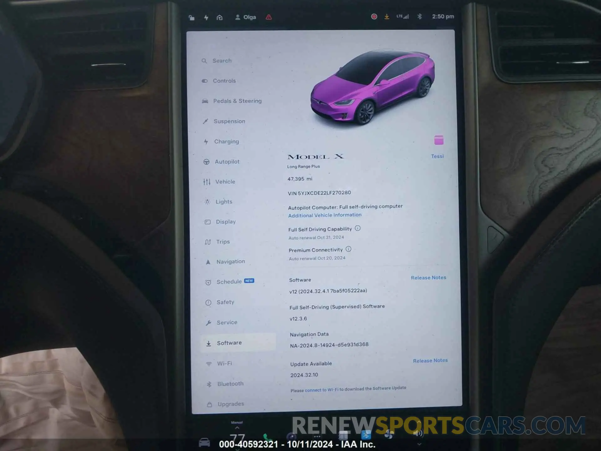 7 Фотография поврежденного автомобиля 5YJXCDE22LF270280 TESLA MODEL X 2020