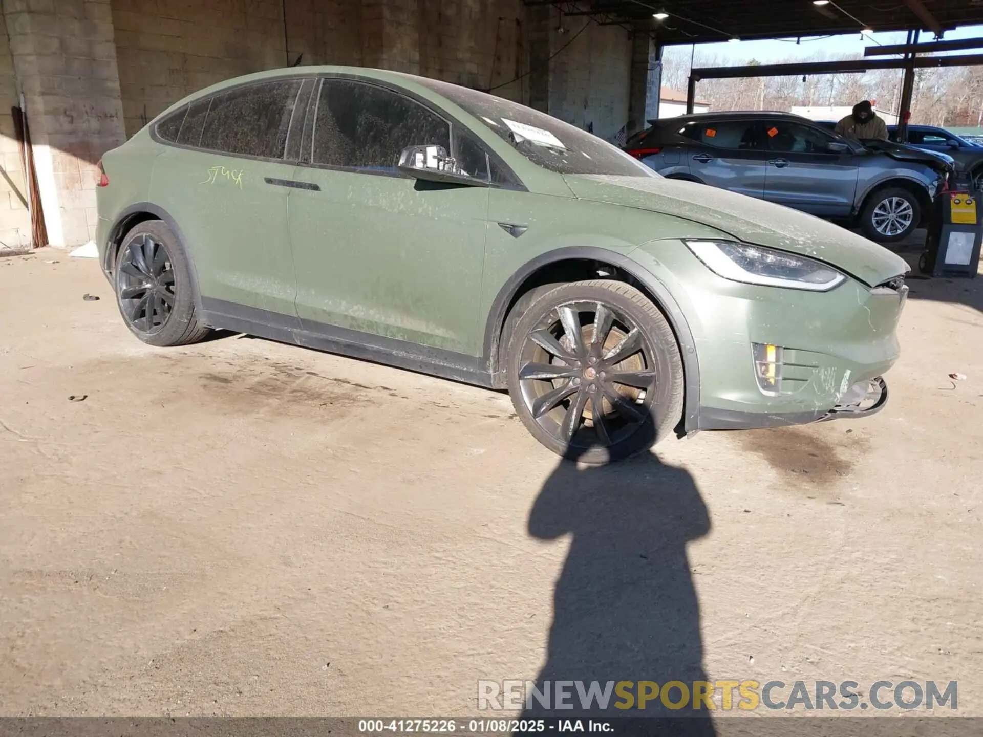 1 Фотография поврежденного автомобиля 5YJXCDE24LF272242 TESLA MODEL X 2020