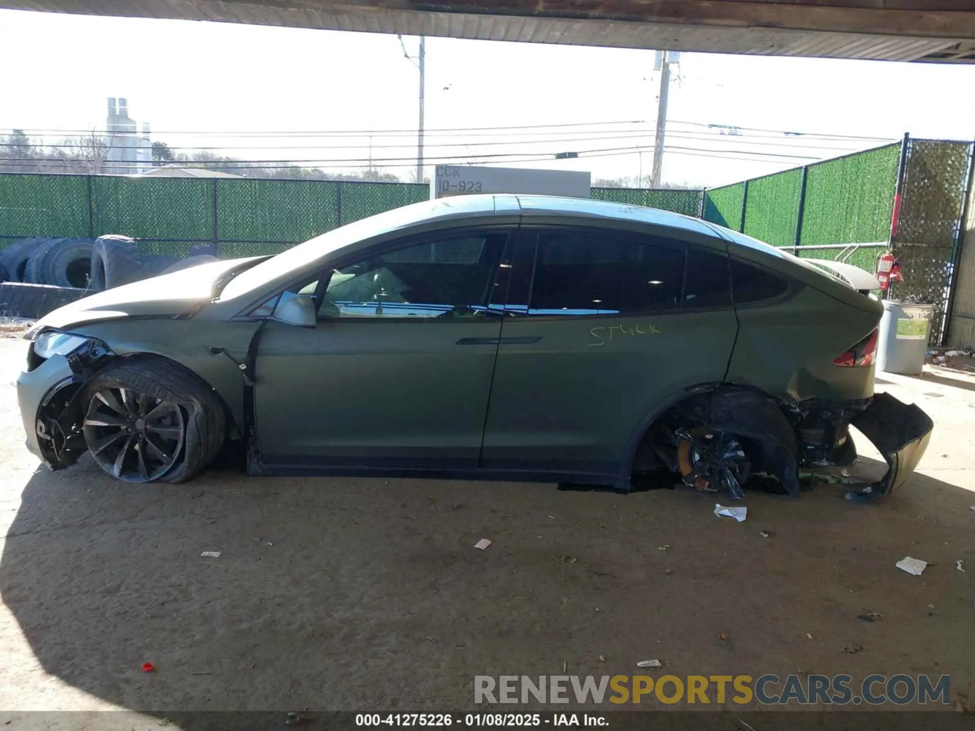 14 Фотография поврежденного автомобиля 5YJXCDE24LF272242 TESLA MODEL X 2020
