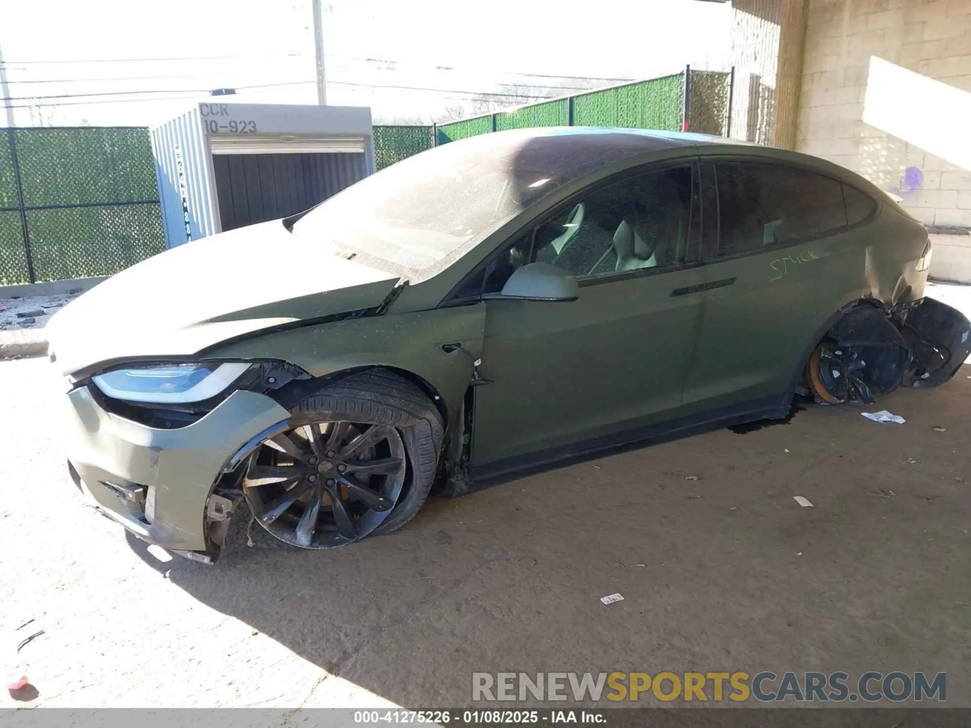 2 Фотография поврежденного автомобиля 5YJXCDE24LF272242 TESLA MODEL X 2020