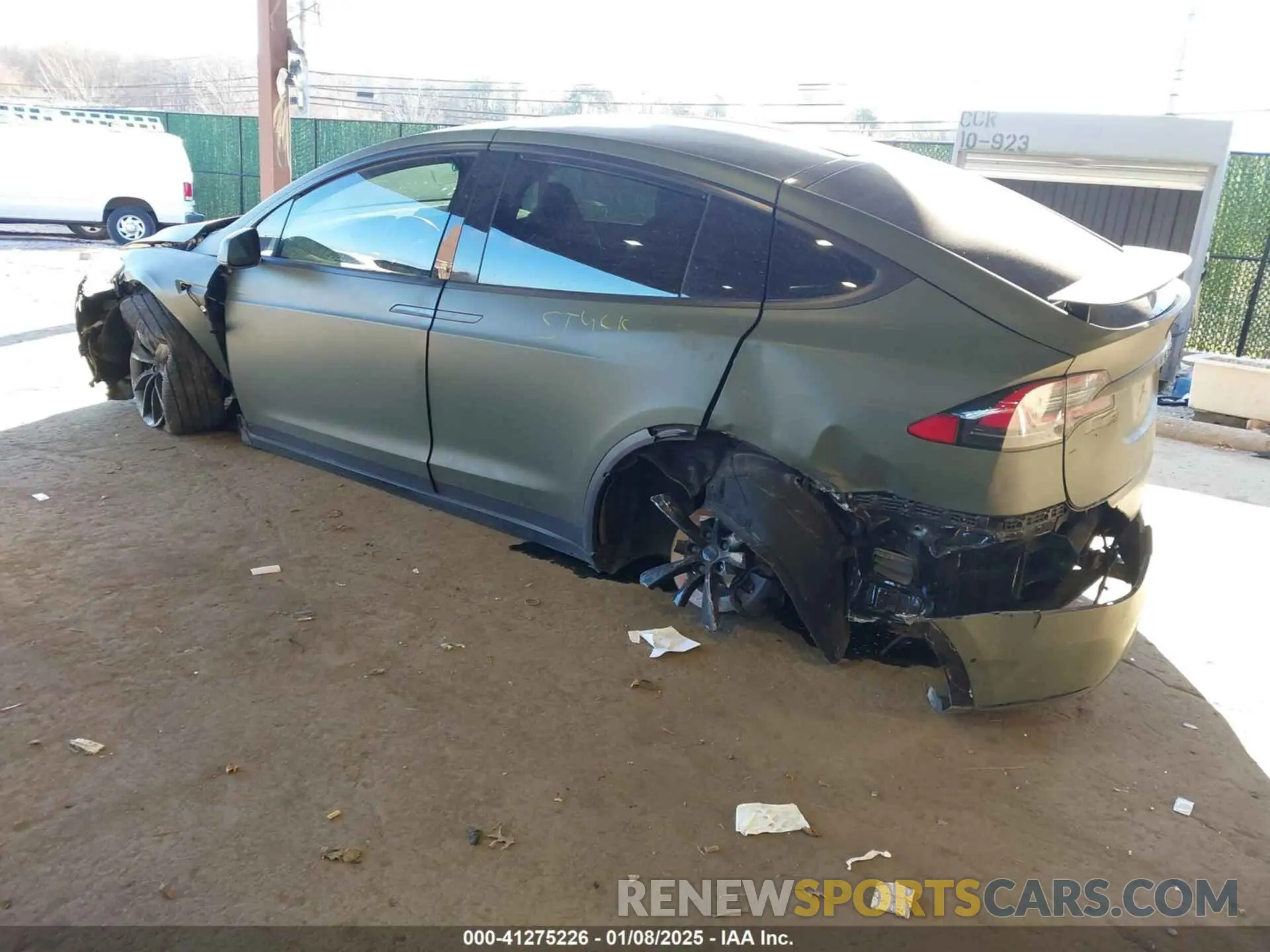3 Фотография поврежденного автомобиля 5YJXCDE24LF272242 TESLA MODEL X 2020