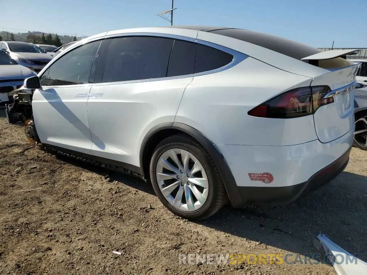 2 Фотография поврежденного автомобиля 5YJXCDE26LF241445 TESLA MODEL X 2020