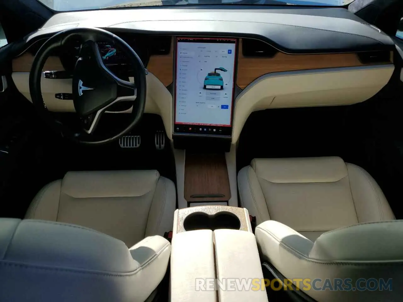 8 Фотография поврежденного автомобиля 5YJXCDE26LF241445 TESLA MODEL X 2020