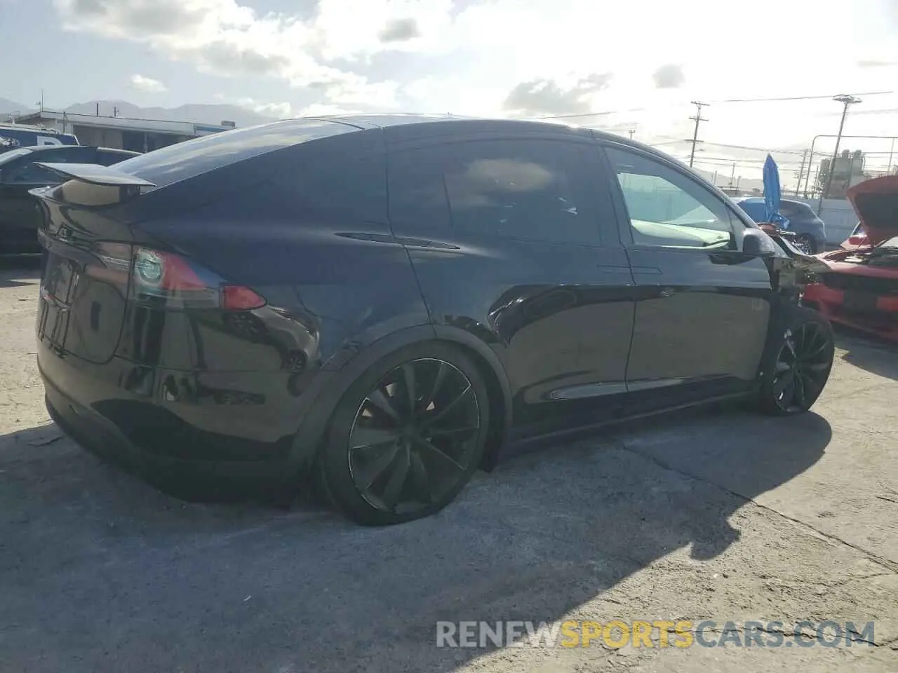 3 Фотография поврежденного автомобиля 5YJXCDE28LF297743 TESLA MODEL X 2020