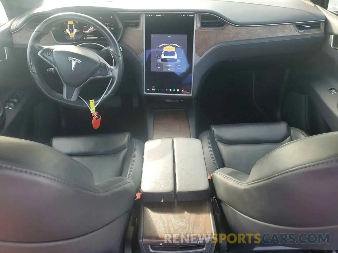 8 Фотография поврежденного автомобиля 5YJXCDE28LF297743 TESLA MODEL X 2020