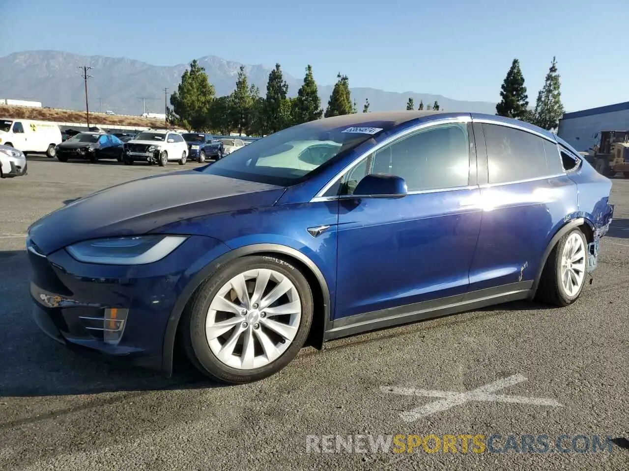 1 Фотография поврежденного автомобиля 5YJXCDE2XLF248382 TESLA MODEL X 2020