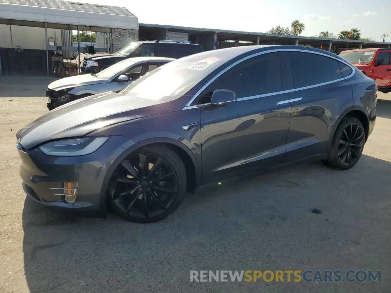 1 Фотография поврежденного автомобиля 5YJXCDE2XLF280099 TESLA MODEL X 2020