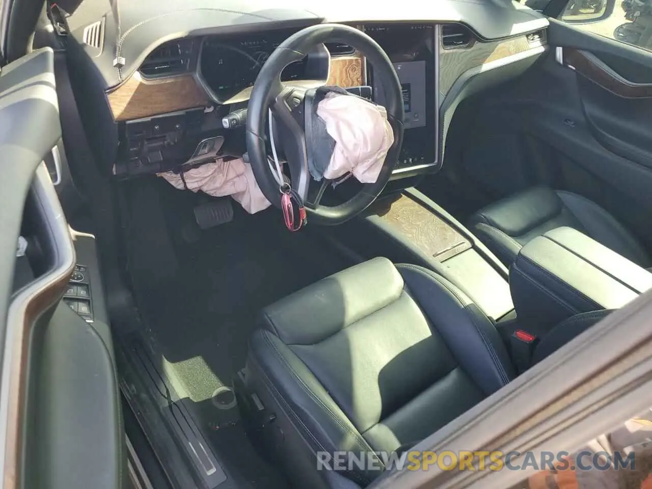8 Фотография поврежденного автомобиля 5YJXCDE2XLF280099 TESLA MODEL X 2020