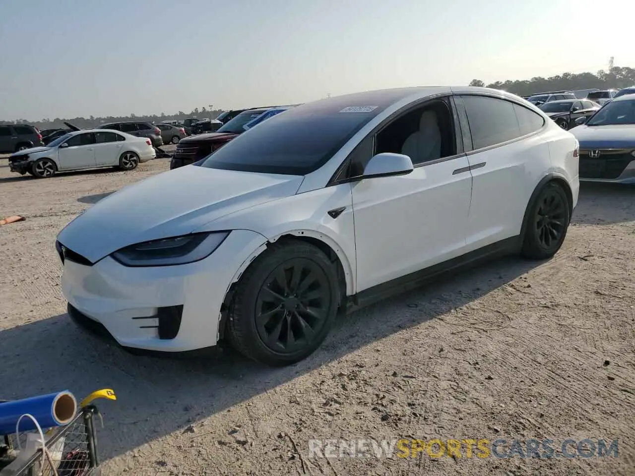 1 Photograph of a damaged car 5YJXCDE2XLF280104 TESLA MODEL X 2020