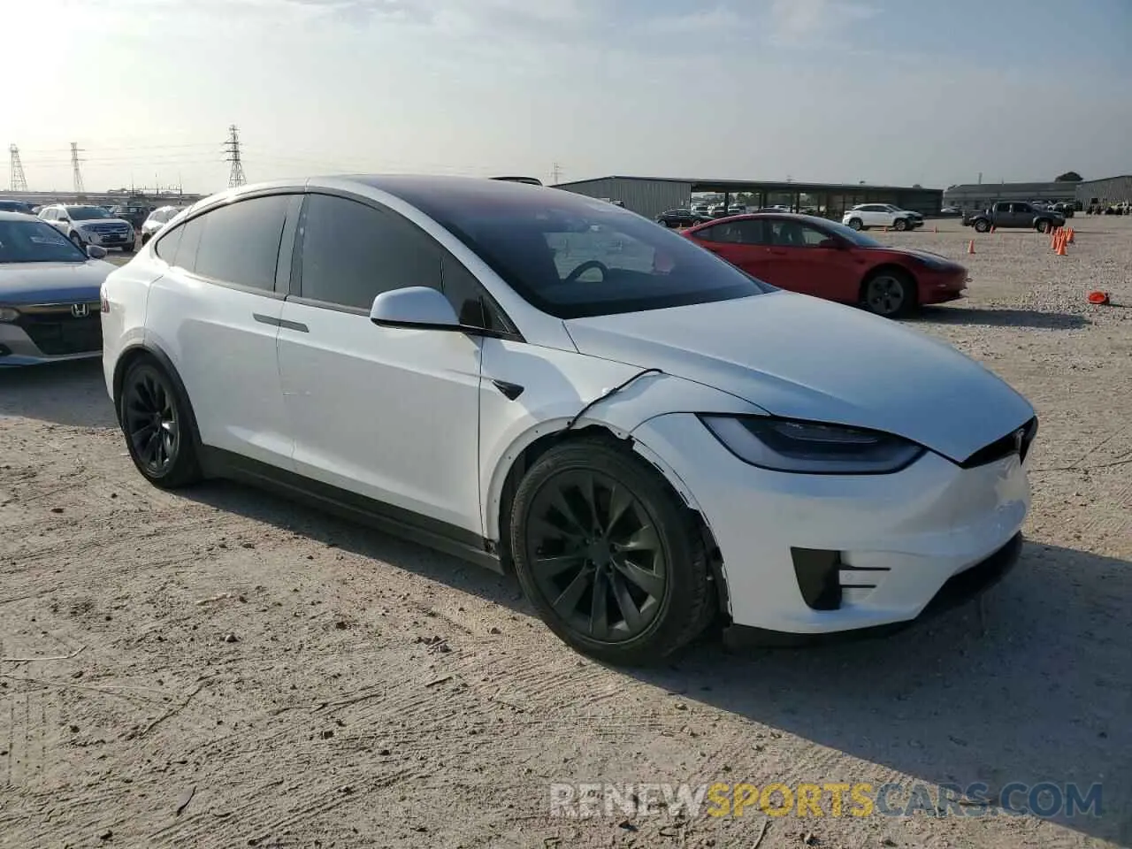 4 Photograph of a damaged car 5YJXCDE2XLF280104 TESLA MODEL X 2020