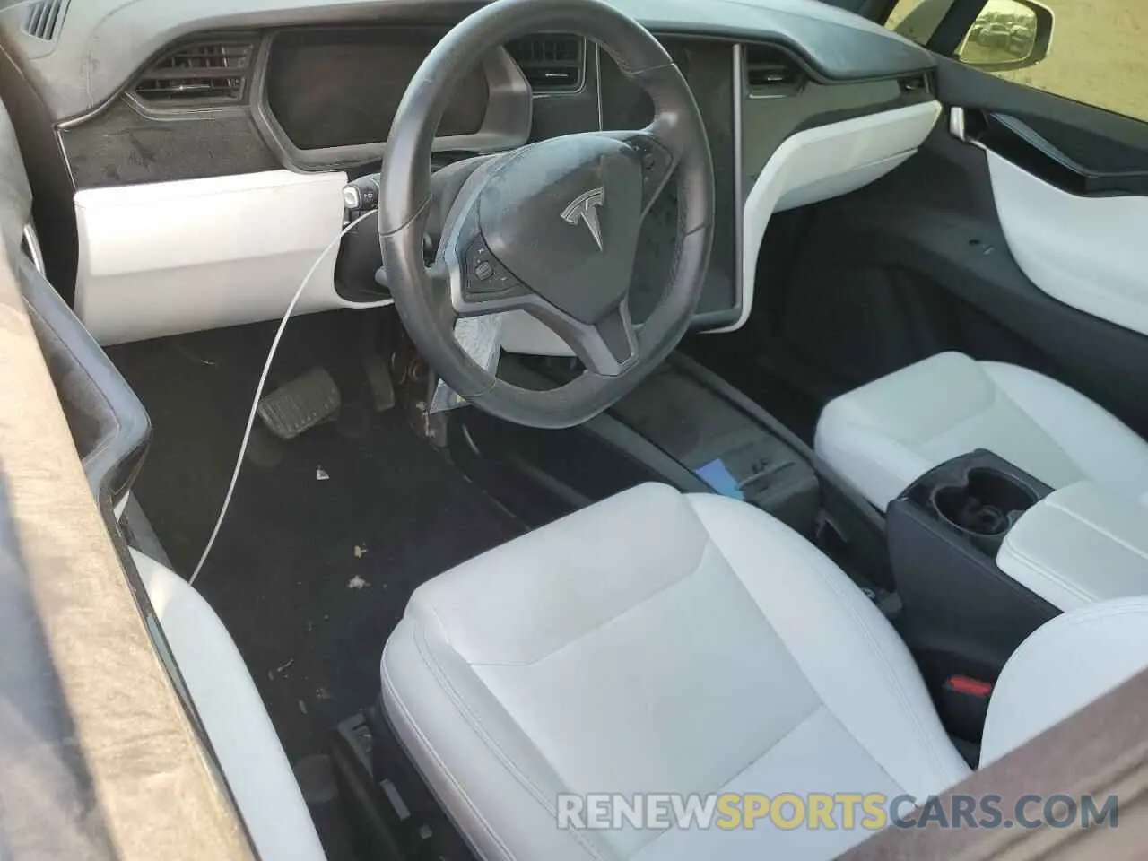 8 Photograph of a damaged car 5YJXCDE2XLF280104 TESLA MODEL X 2020