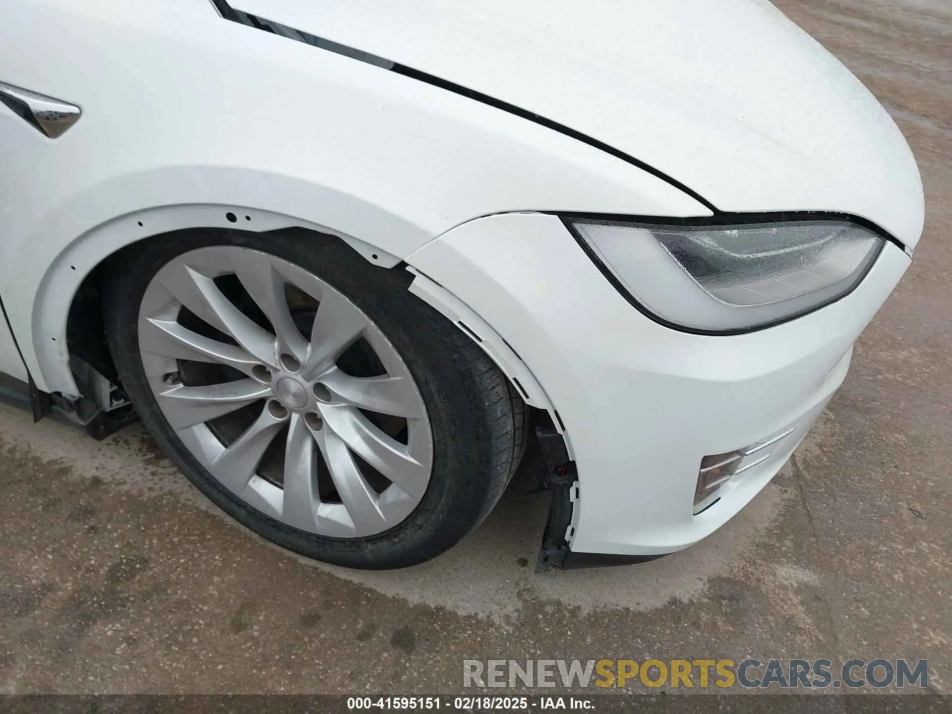 6 Фотография поврежденного автомобиля 5YJXCDE2XLF284847 TESLA MODEL X 2020