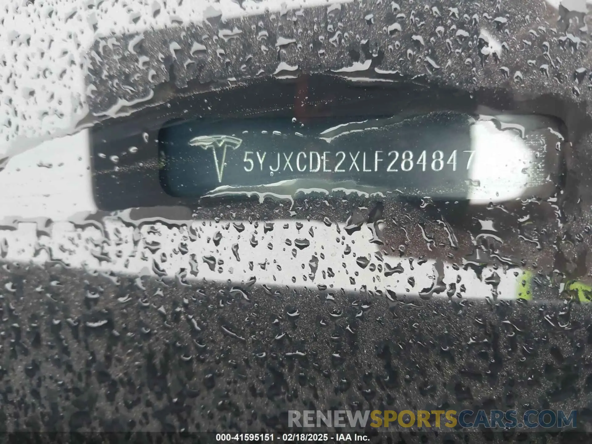 9 Фотография поврежденного автомобиля 5YJXCDE2XLF284847 TESLA MODEL X 2020