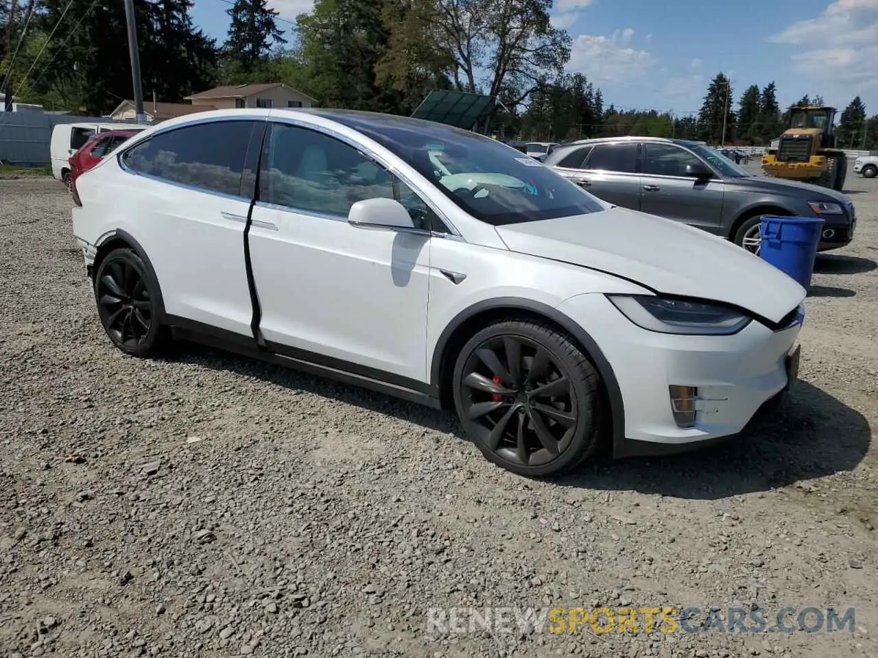 4 Photograph of a damaged car 5YJXCDE45LF303130 TESLA MODEL X 2020