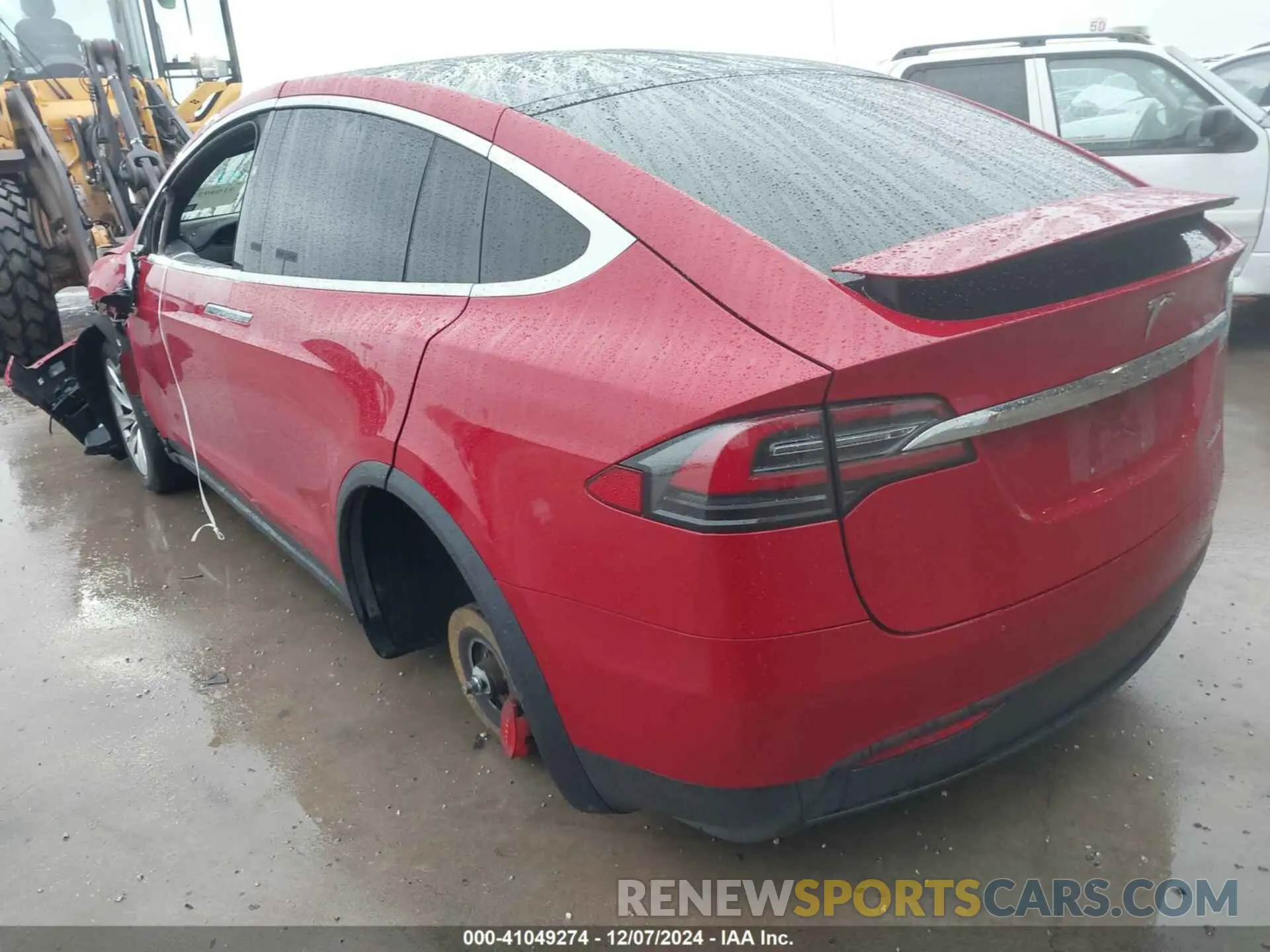 3 Photograph of a damaged car 5YJXCDE4XLF303267 TESLA MODEL X 2020