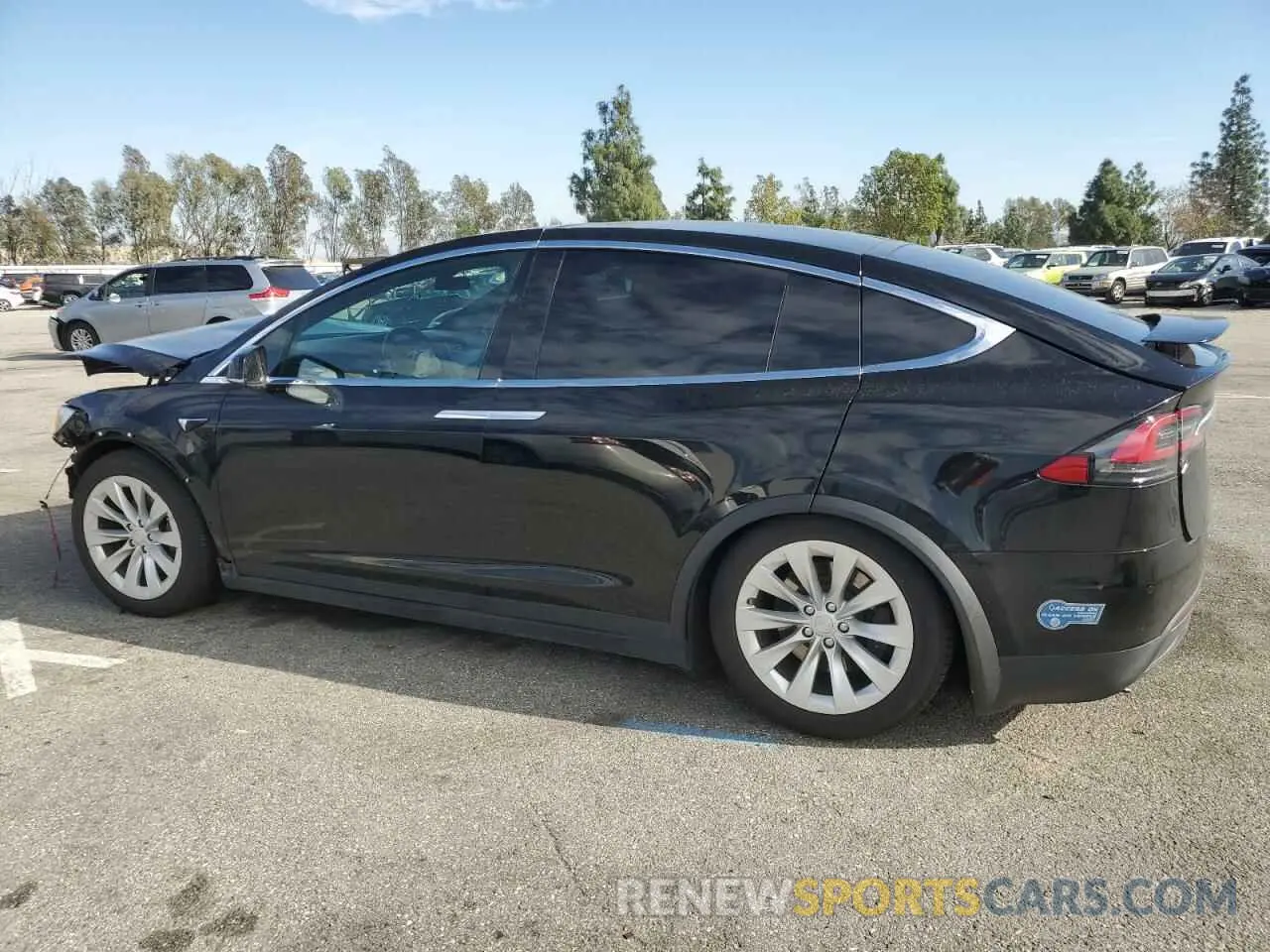 2 Photograph of a damaged car 5YJXCAE20MF321467 TESLA MODEL X 2021