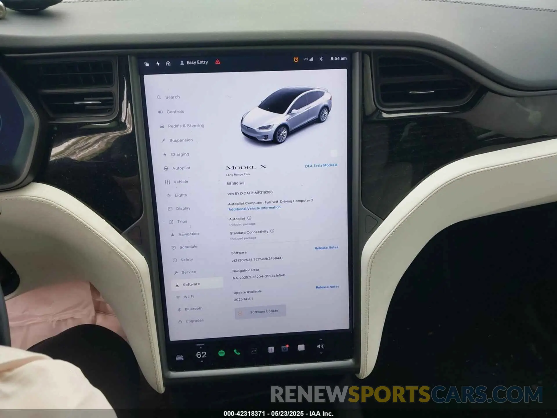18 Photograph of a damaged car 5YJXCAE21MF319288 TESLA MODEL X 2021
