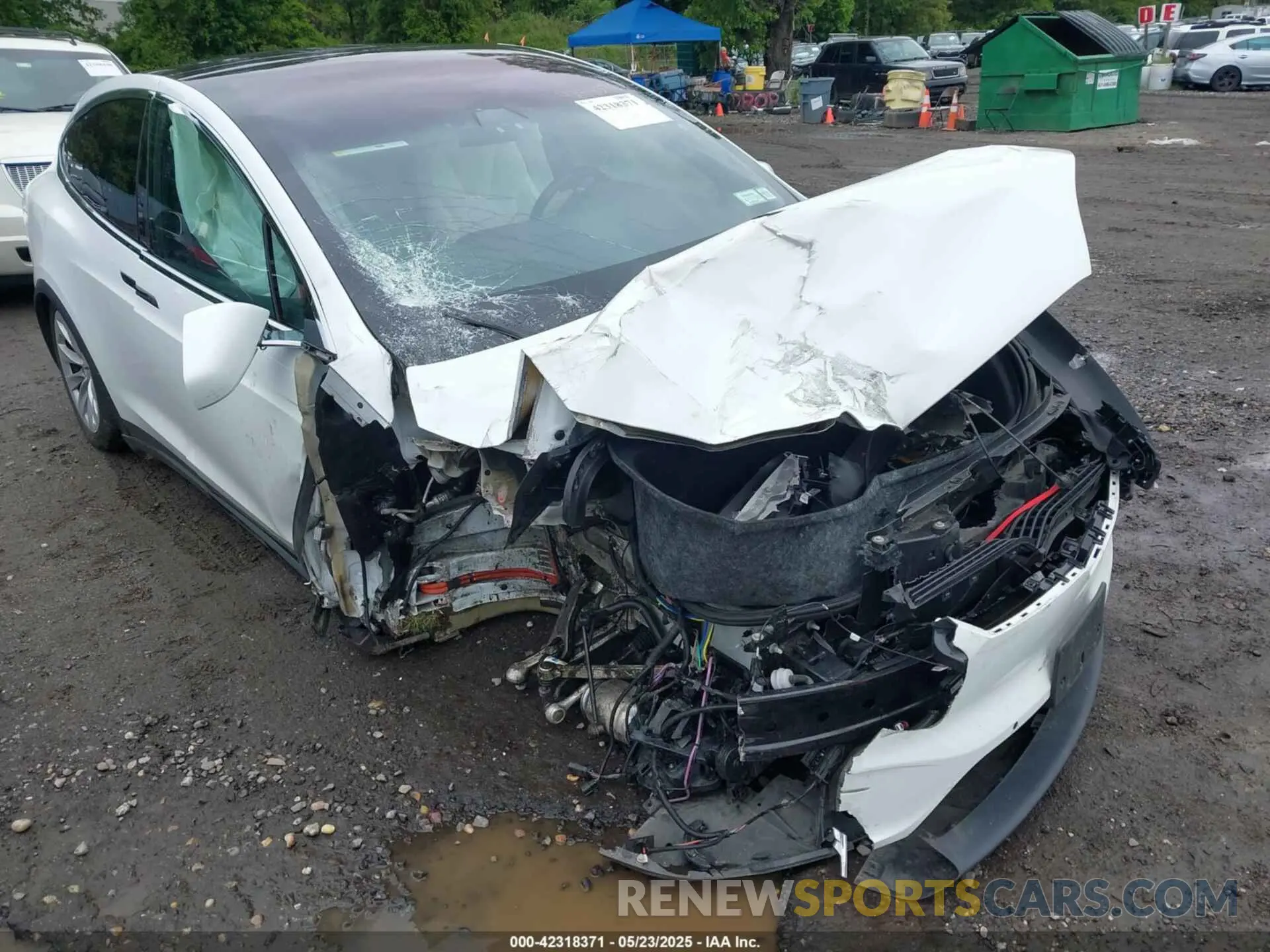 6 Photograph of a damaged car 5YJXCAE21MF319288 TESLA MODEL X 2021
