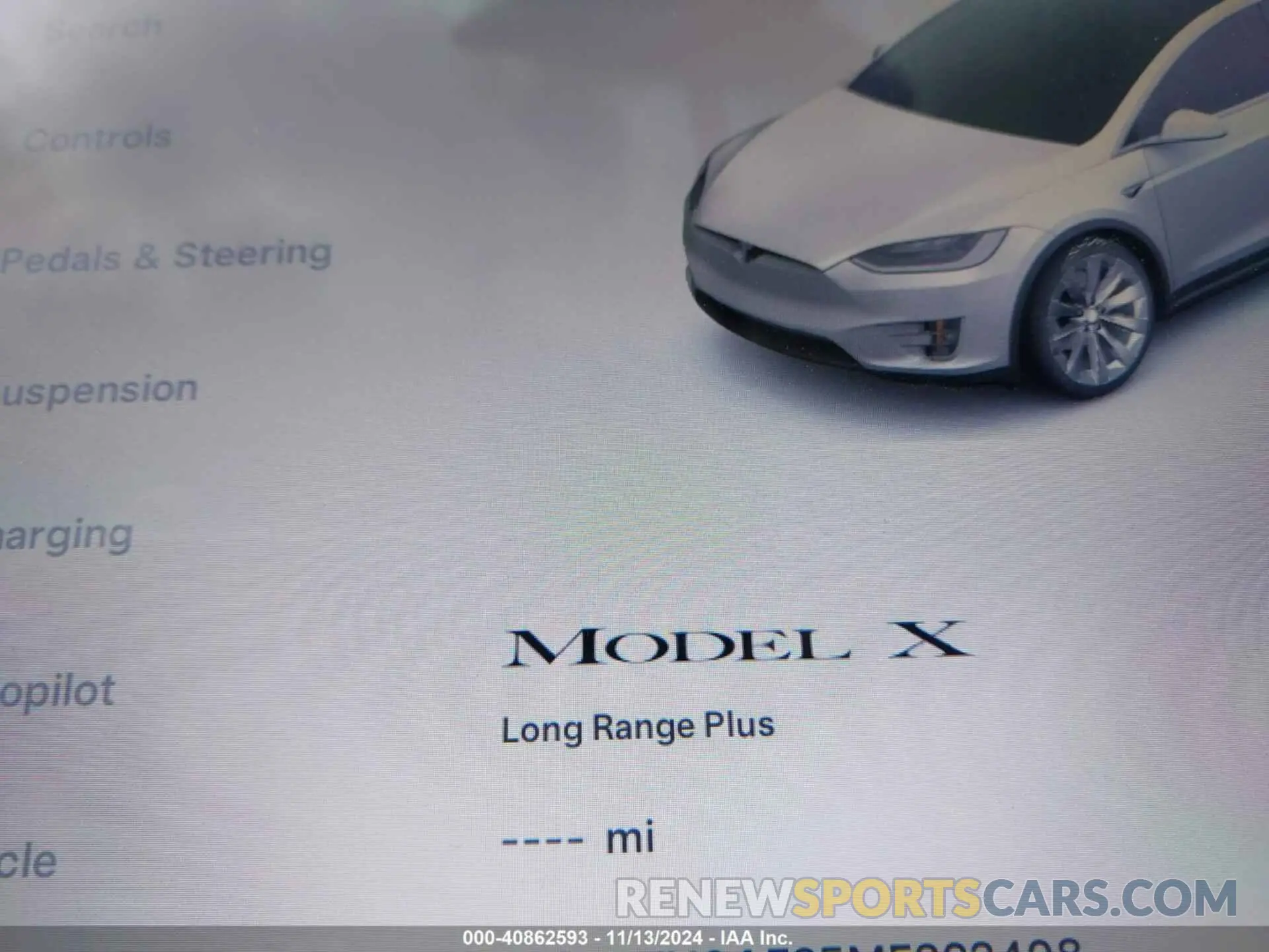 7 Фотография поврежденного автомобиля 5YJXCAE25MF323408 TESLA MODEL X 2021