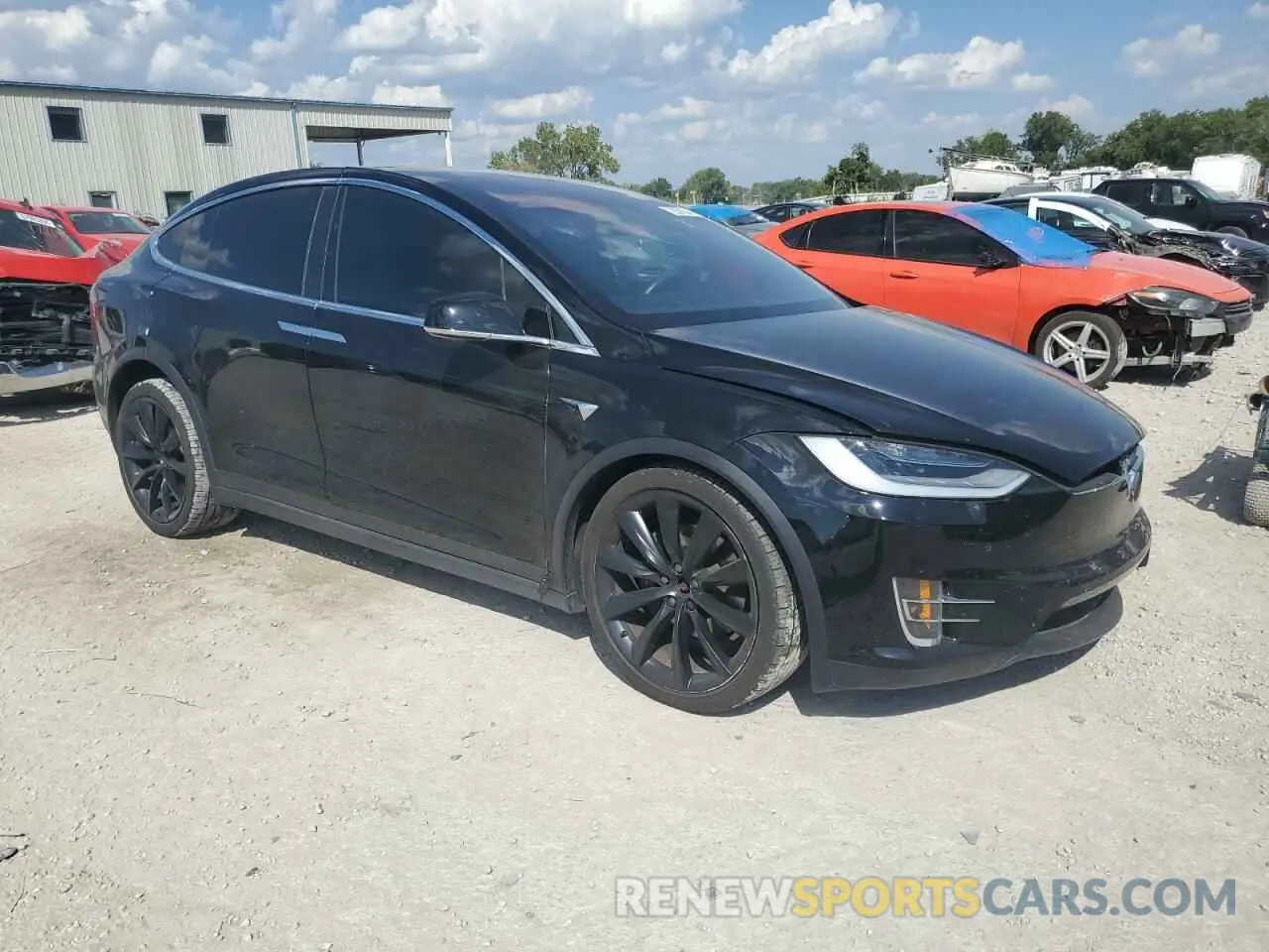 4 Photograph of a damaged car 5YJXCAE26MF321490 TESLA MODEL X 2021