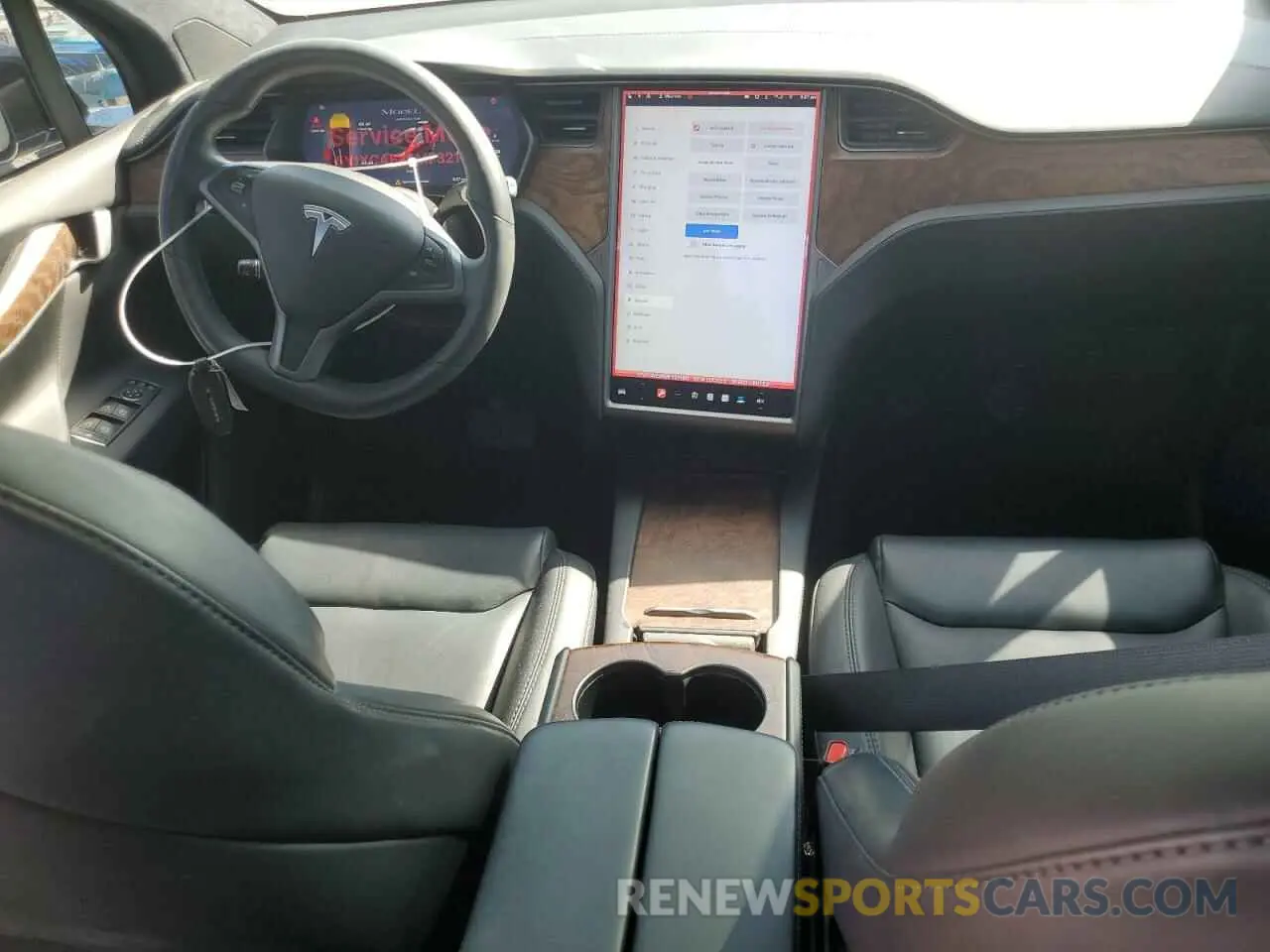 8 Photograph of a damaged car 5YJXCAE26MF321490 TESLA MODEL X 2021