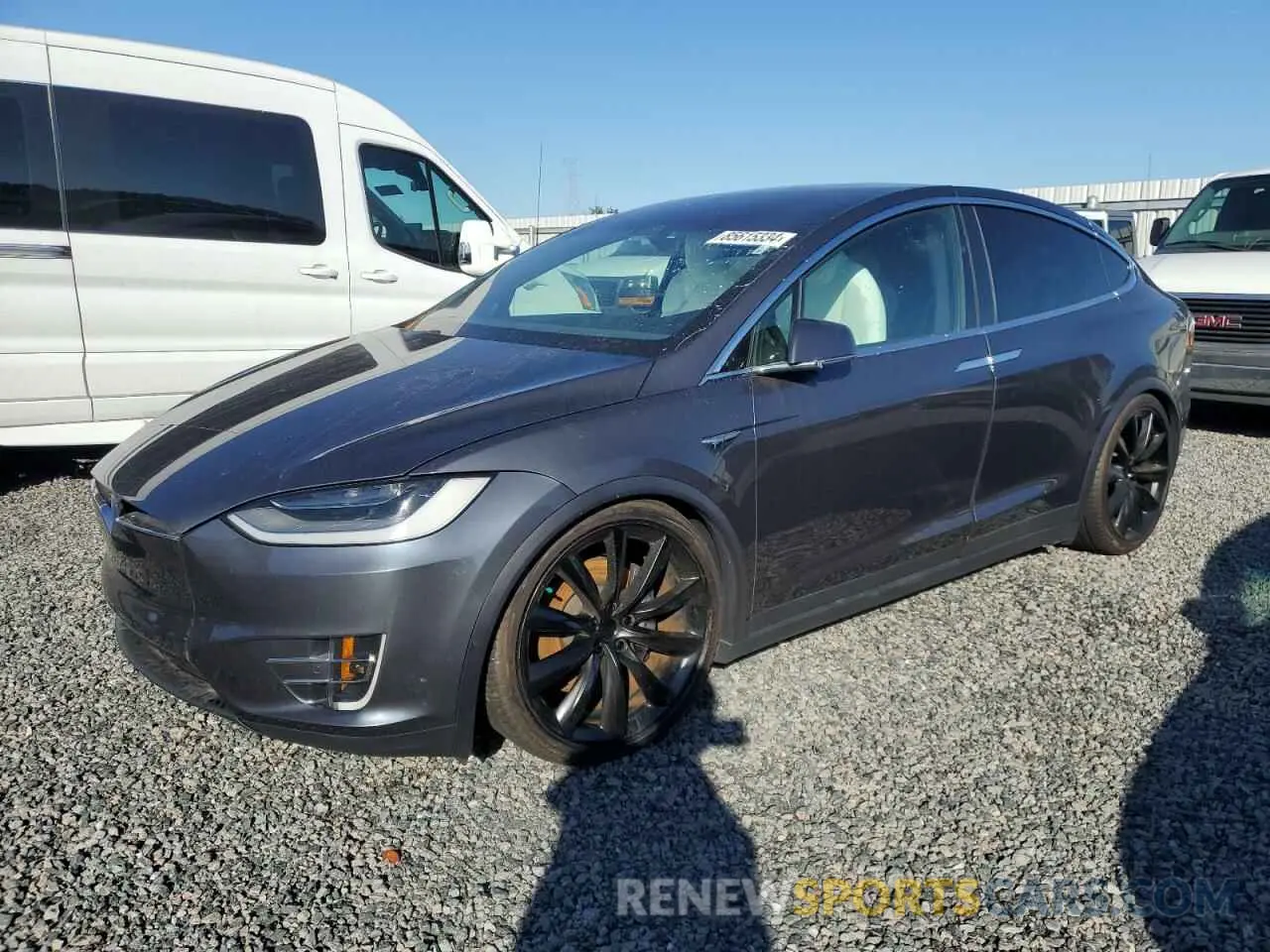 1 Фотография поврежденного автомобиля 5YJXCBE2XMF323992 TESLA MODEL X 2021