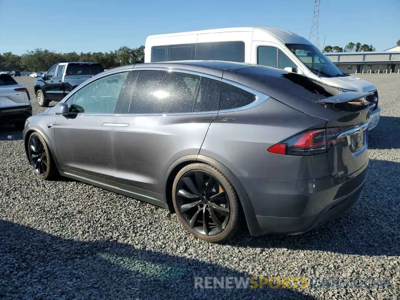 2 Фотография поврежденного автомобиля 5YJXCBE2XMF323992 TESLA MODEL X 2021