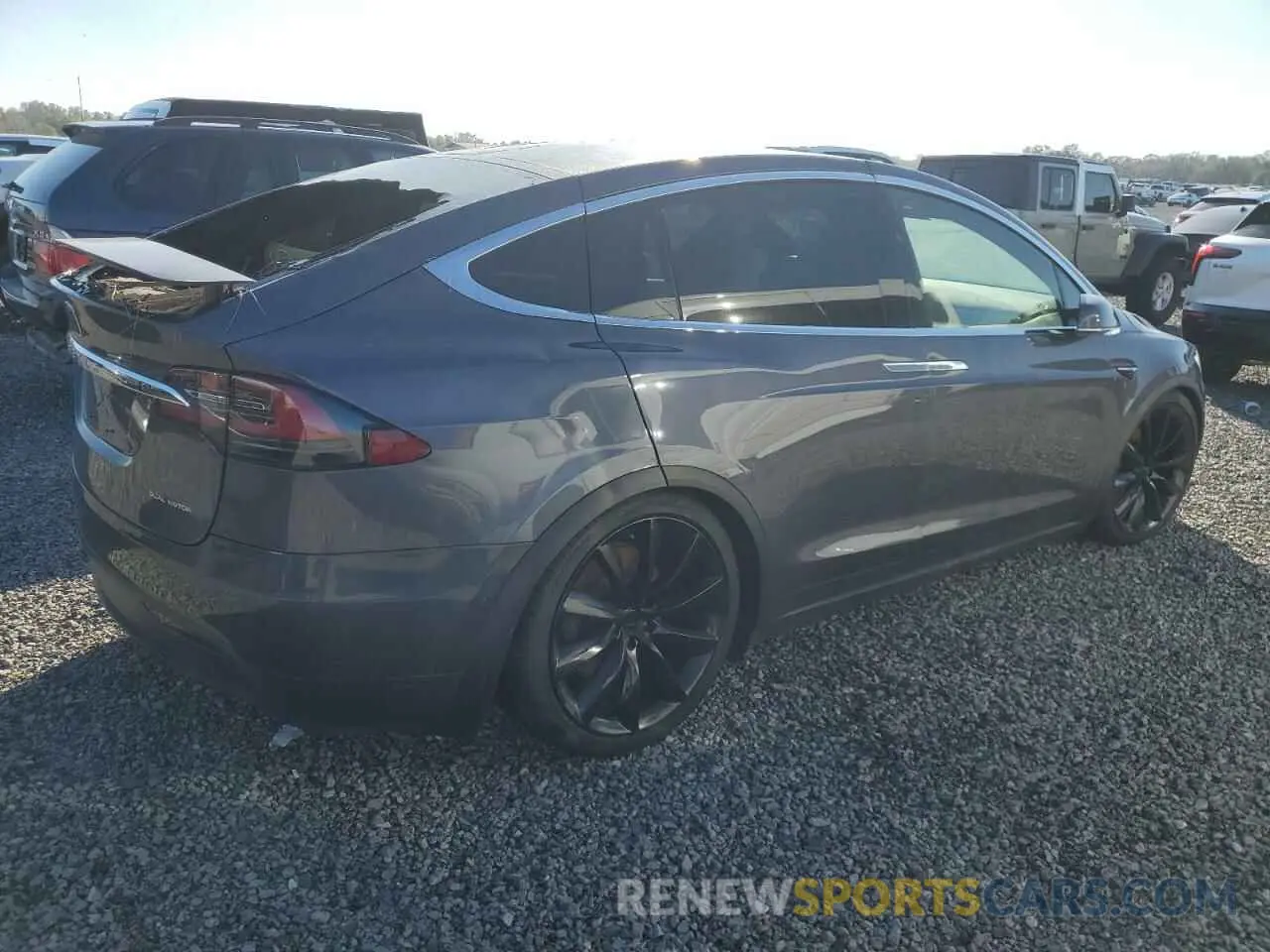 3 Фотография поврежденного автомобиля 5YJXCBE2XMF323992 TESLA MODEL X 2021