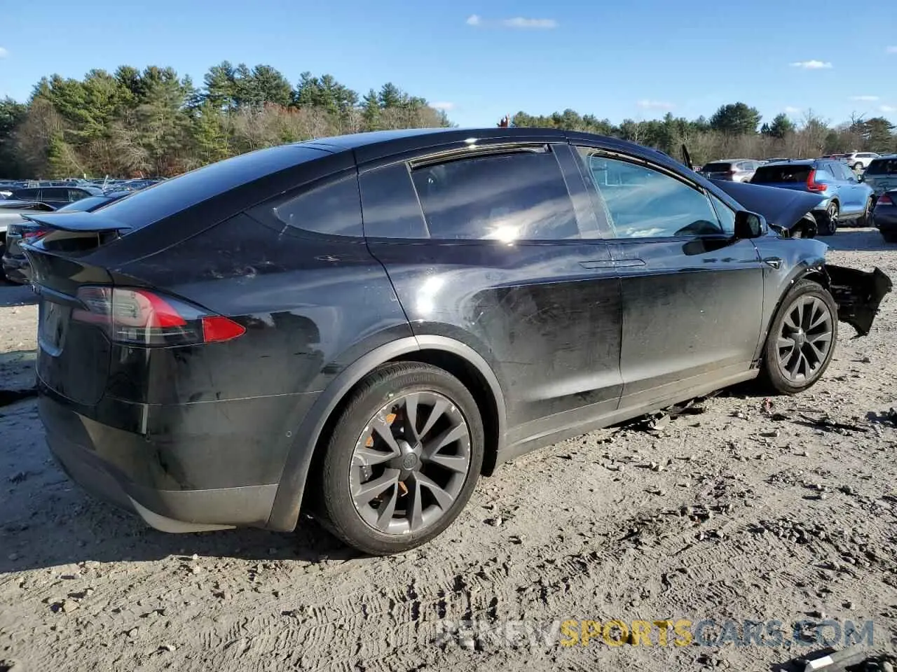 3 Photograph of a damaged car 5YJXCBE56MF326401 TESLA MODEL X 2021