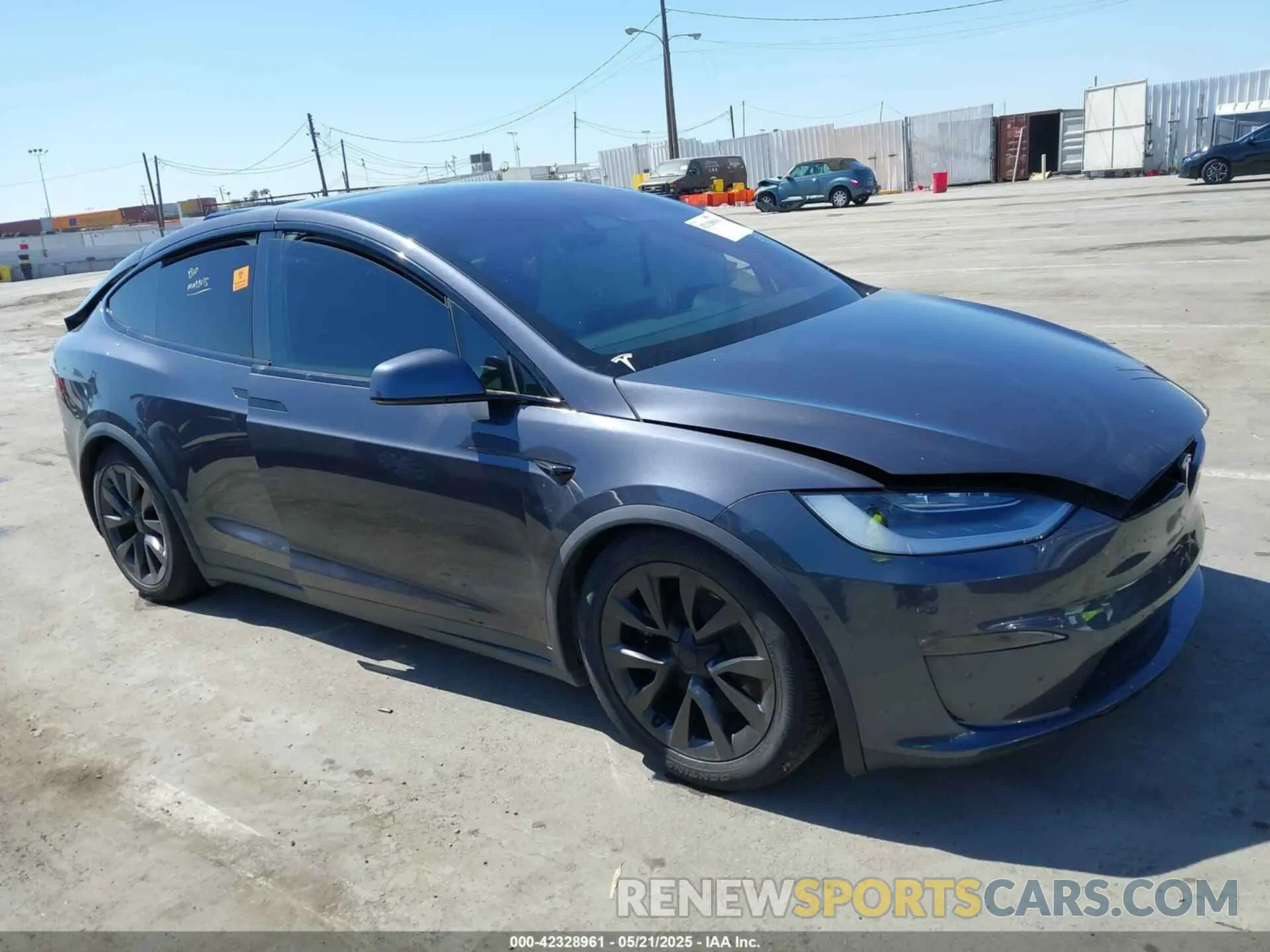 12 Photograph of a damaged car 5YJXCBE57MF327492 TESLA MODEL X 2021