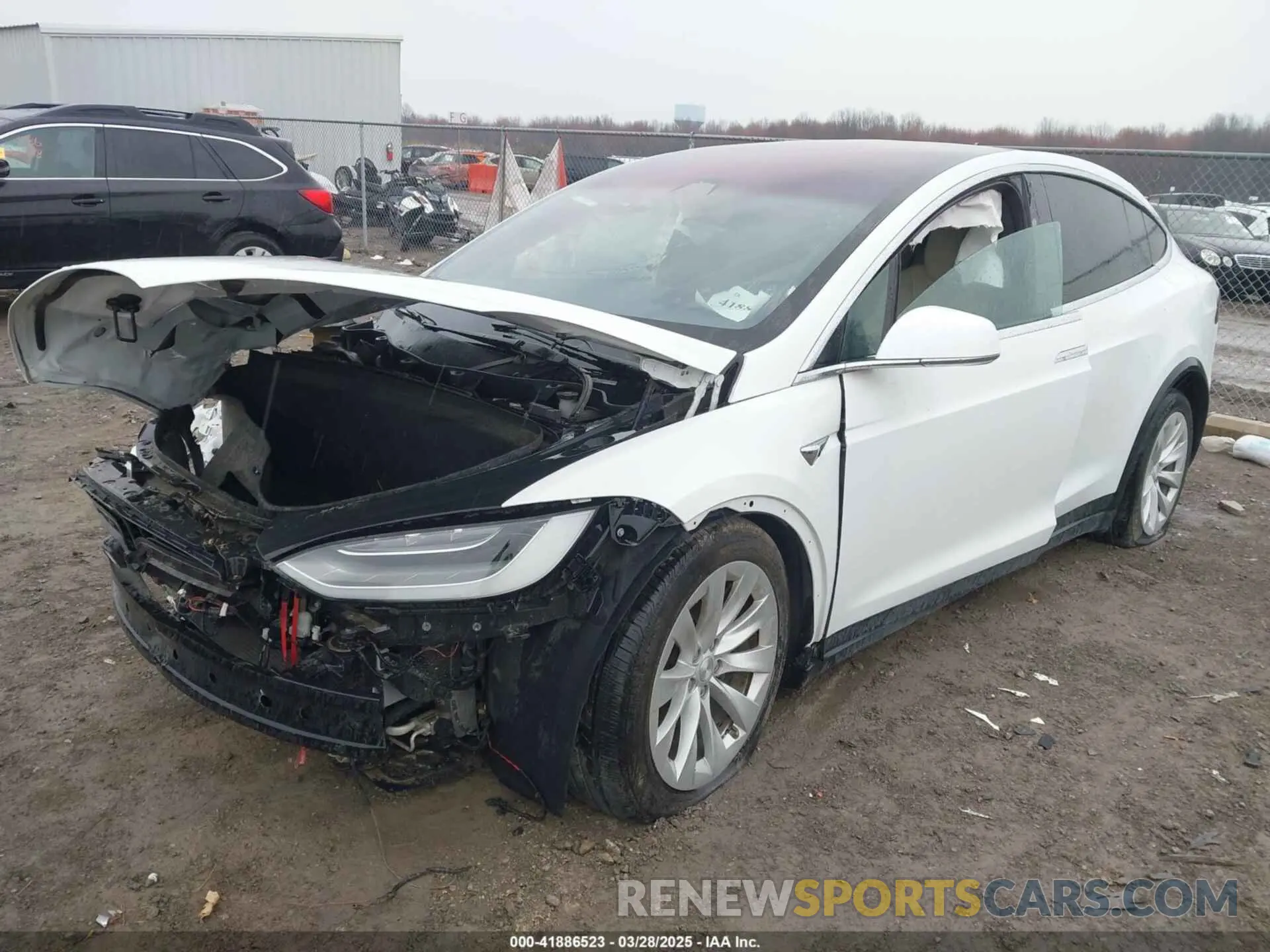 2 Фотография поврежденного автомобиля 5YJXCDE22MF319401 TESLA MODEL X 2021