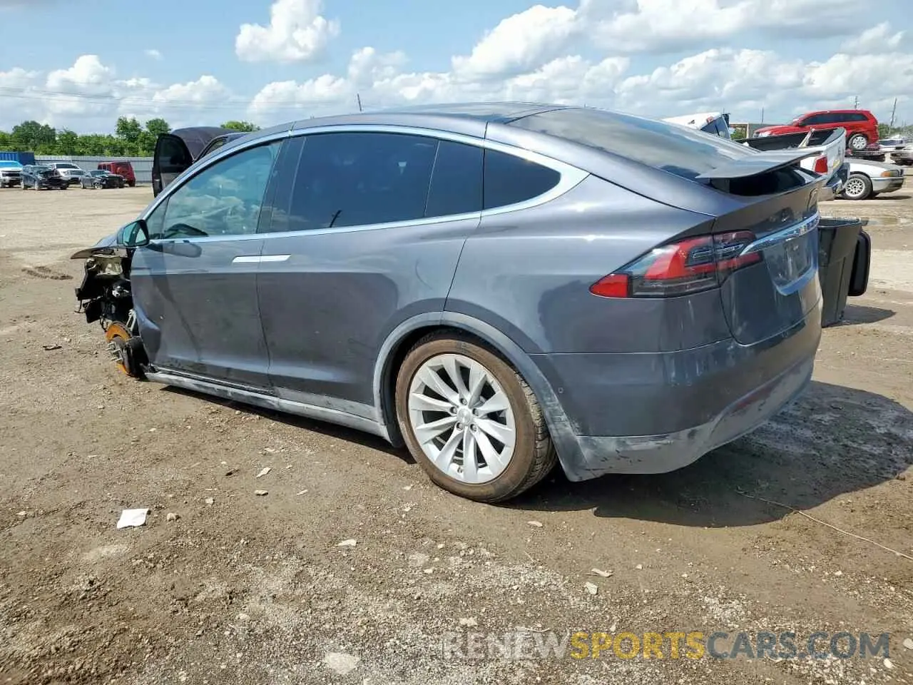 2 Photograph of a damaged car 5YJXCDE28MF322139 TESLA MODEL X 2021