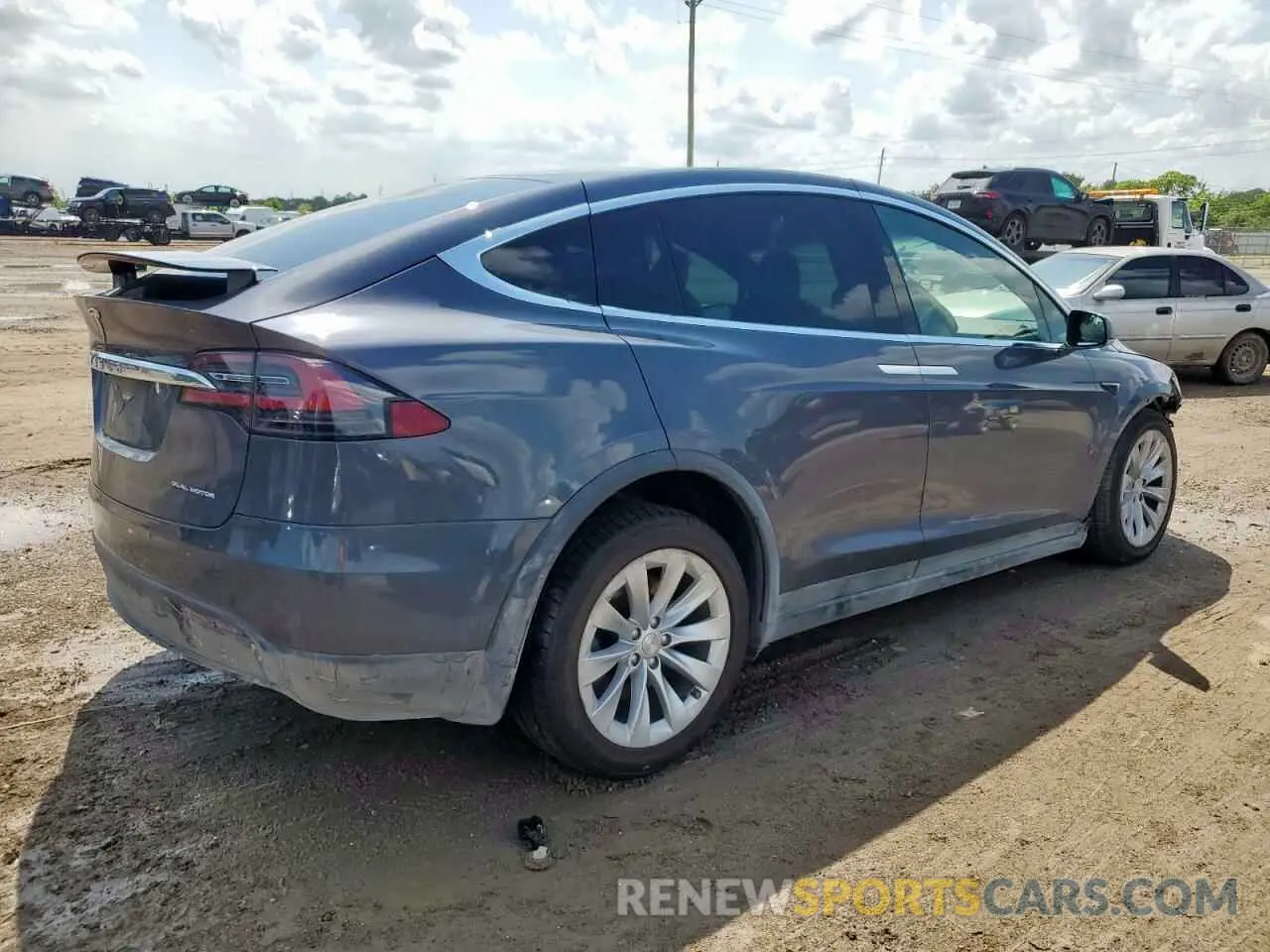 3 Photograph of a damaged car 5YJXCDE28MF322139 TESLA MODEL X 2021