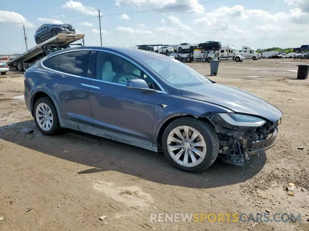 4 Photograph of a damaged car 5YJXCDE28MF322139 TESLA MODEL X 2021
