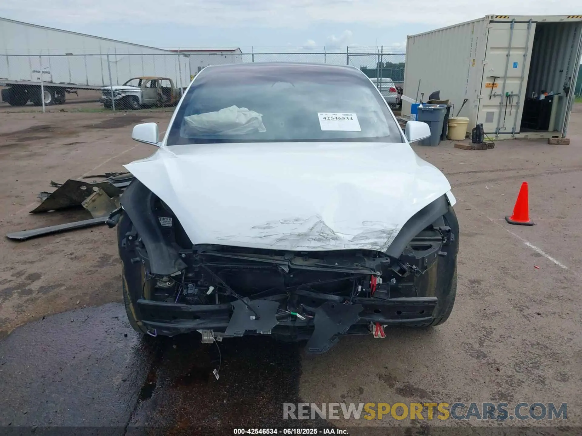 13 Фотография поврежденного автомобиля 5YJXCDE2XMF323695 TESLA MODEL X 2021